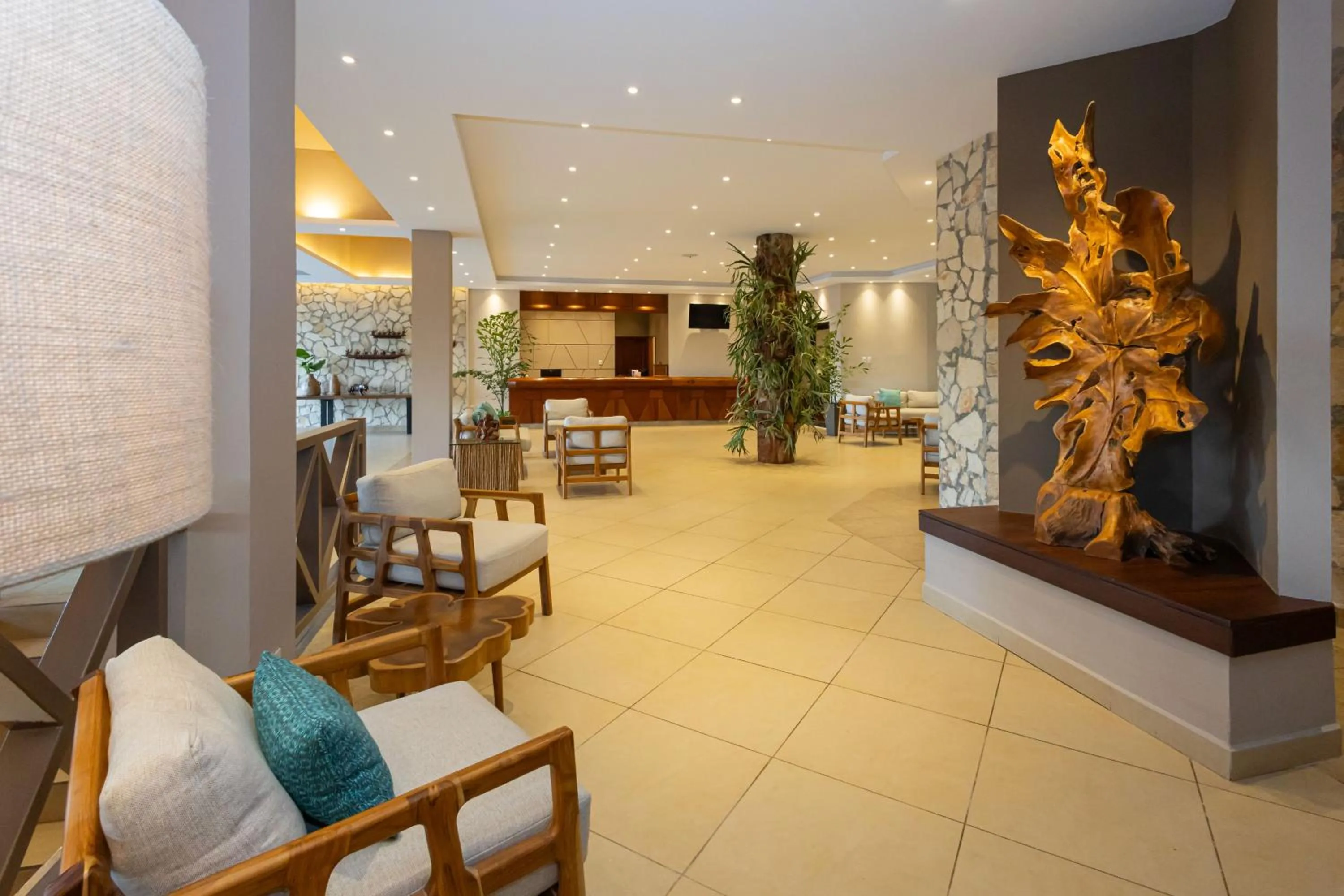 Lobby or reception in Camino Real Tikal‎
