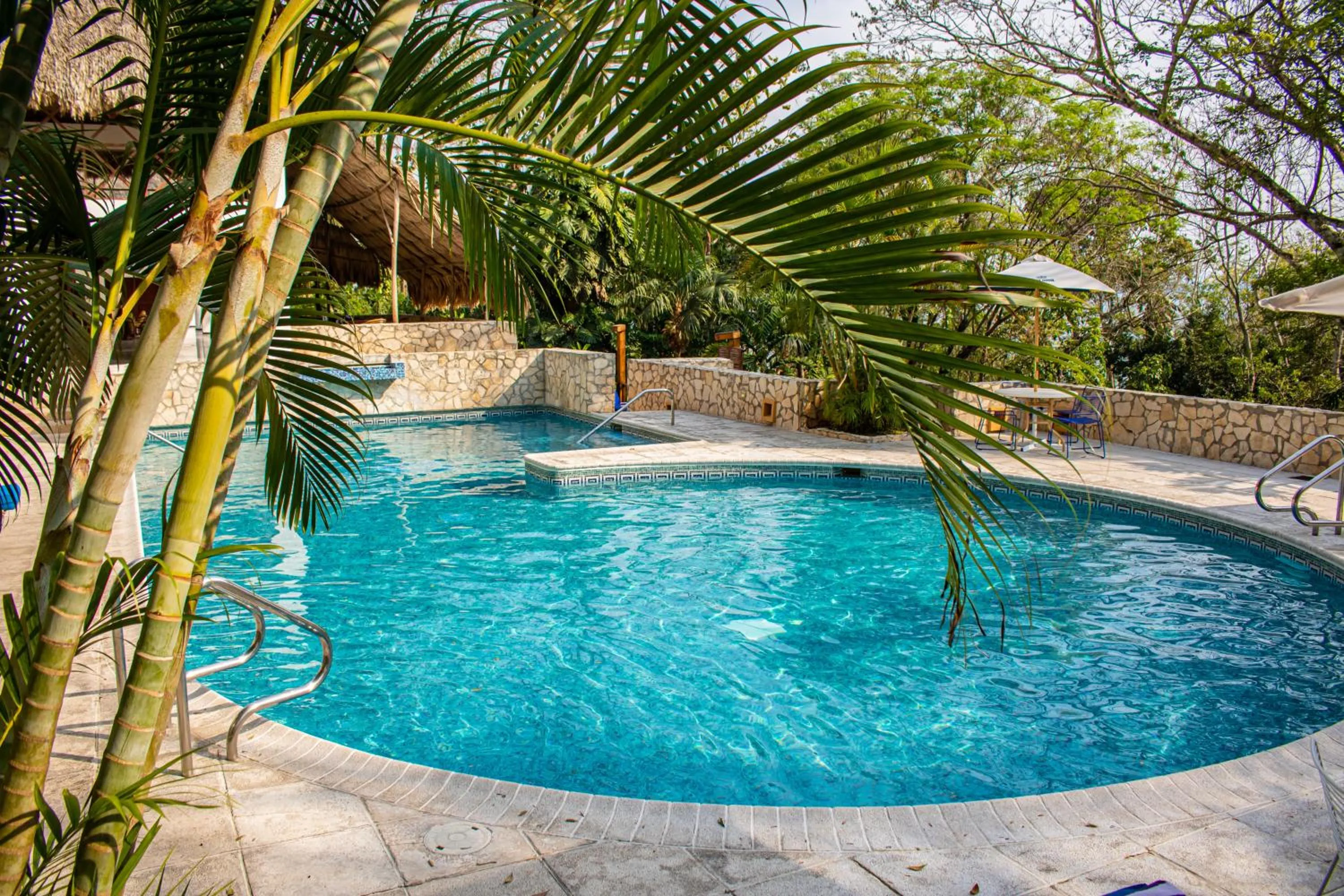 Swimming pool in Camino Real Tikal‎