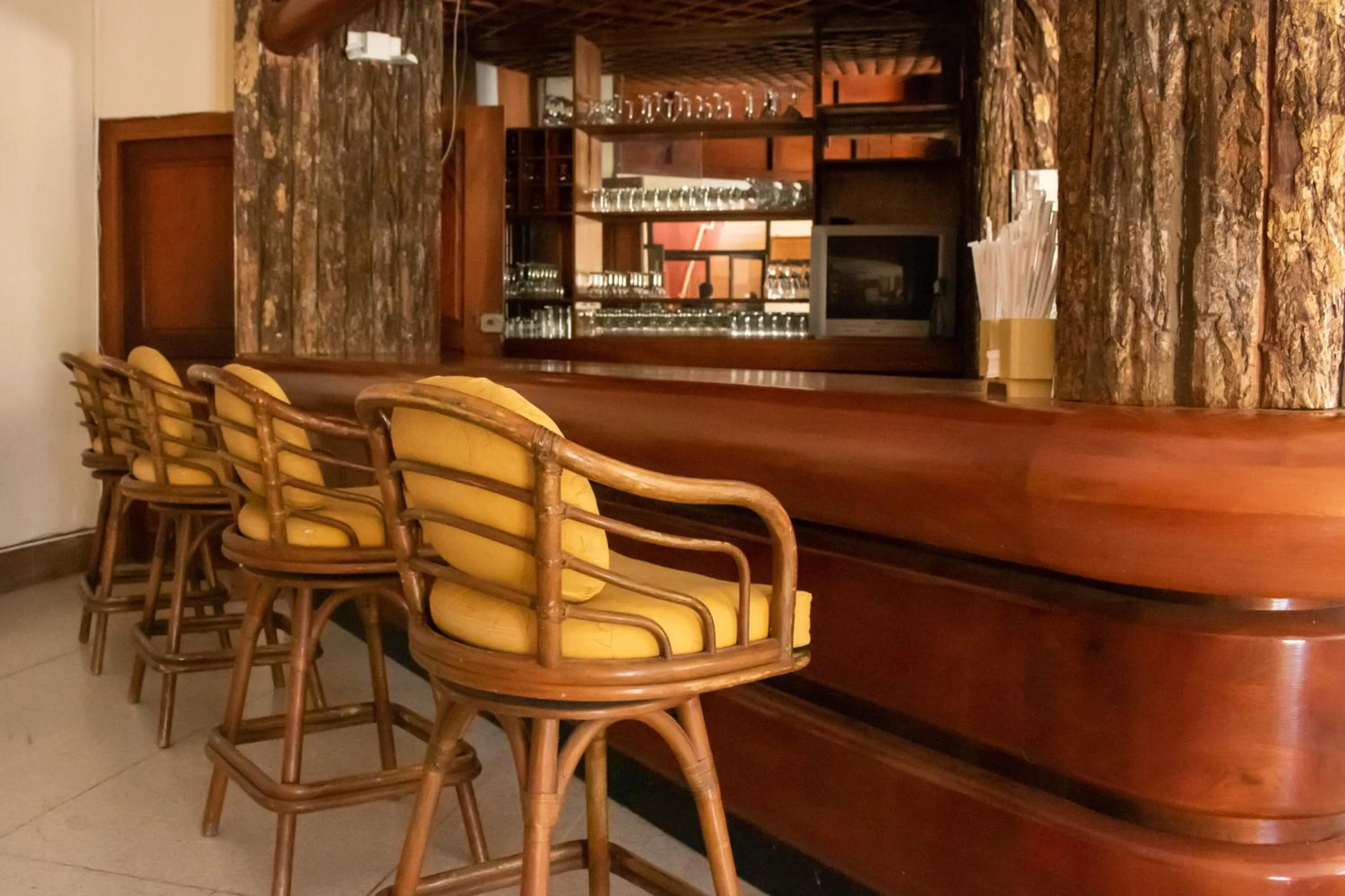 Lounge or bar in Camino Real Tikal‎