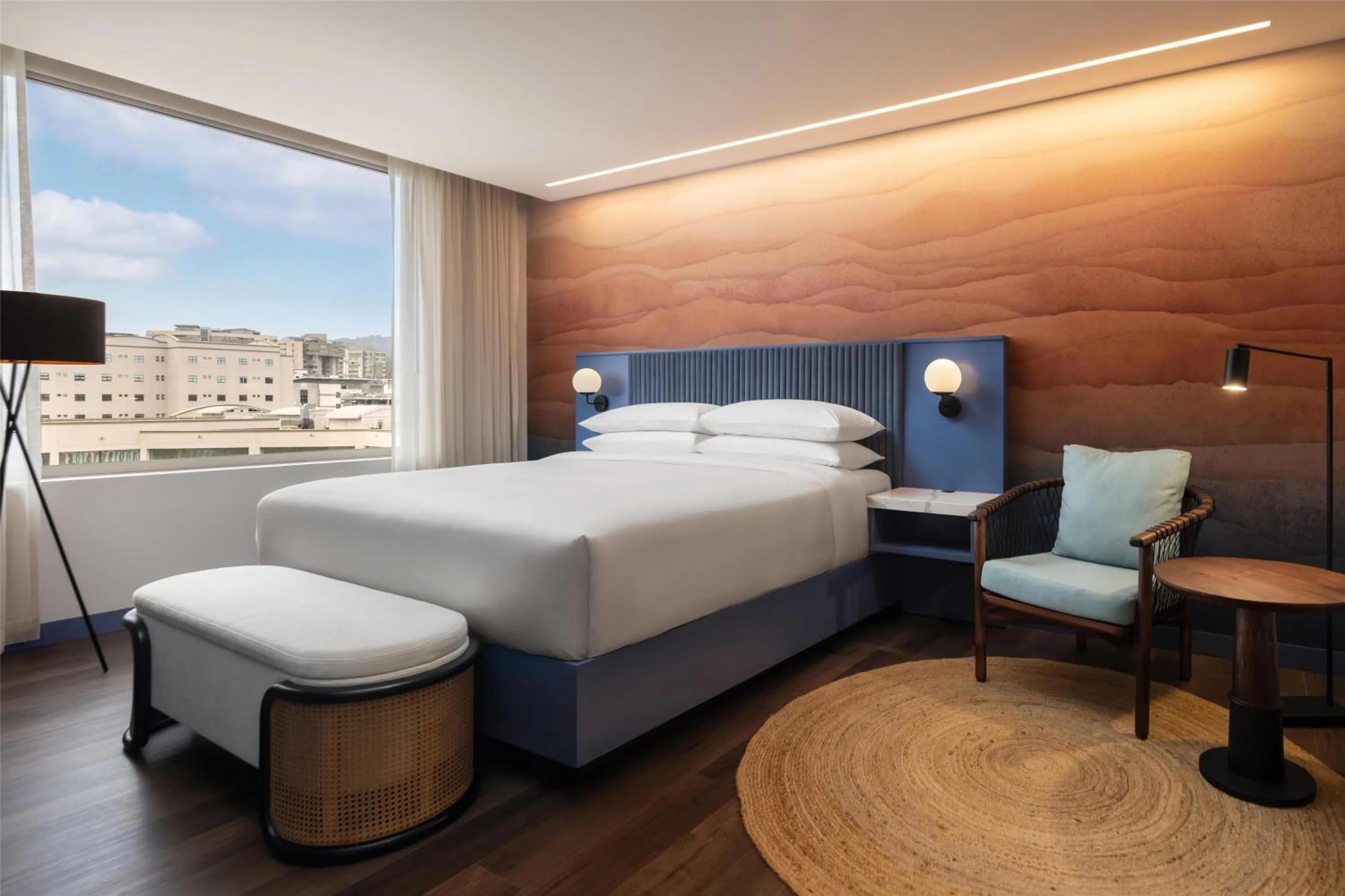 View (from property/room), Bed in Hyatt Centric San José Escazú