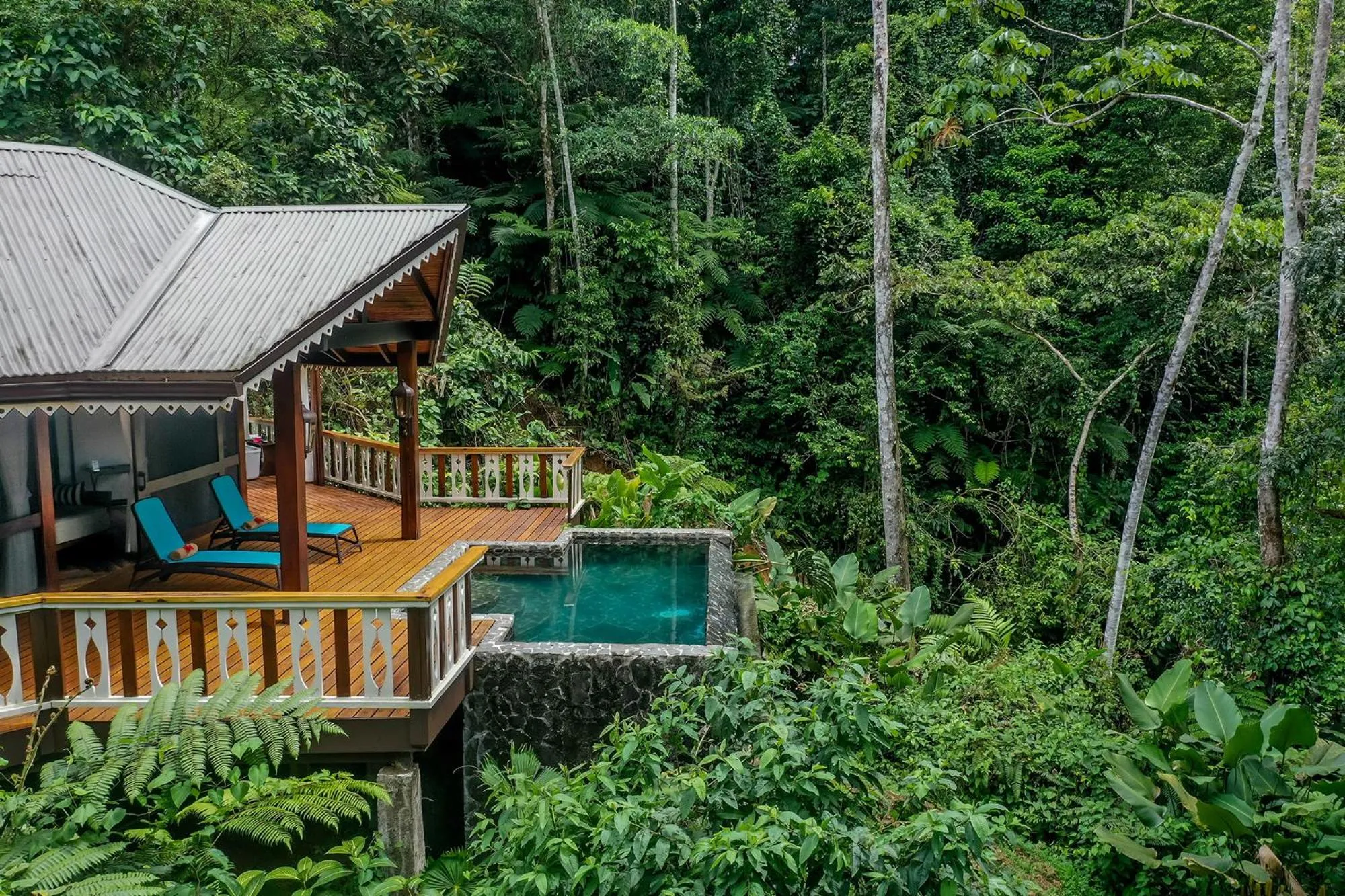 Garden in Pacuare Lodge by Böëna