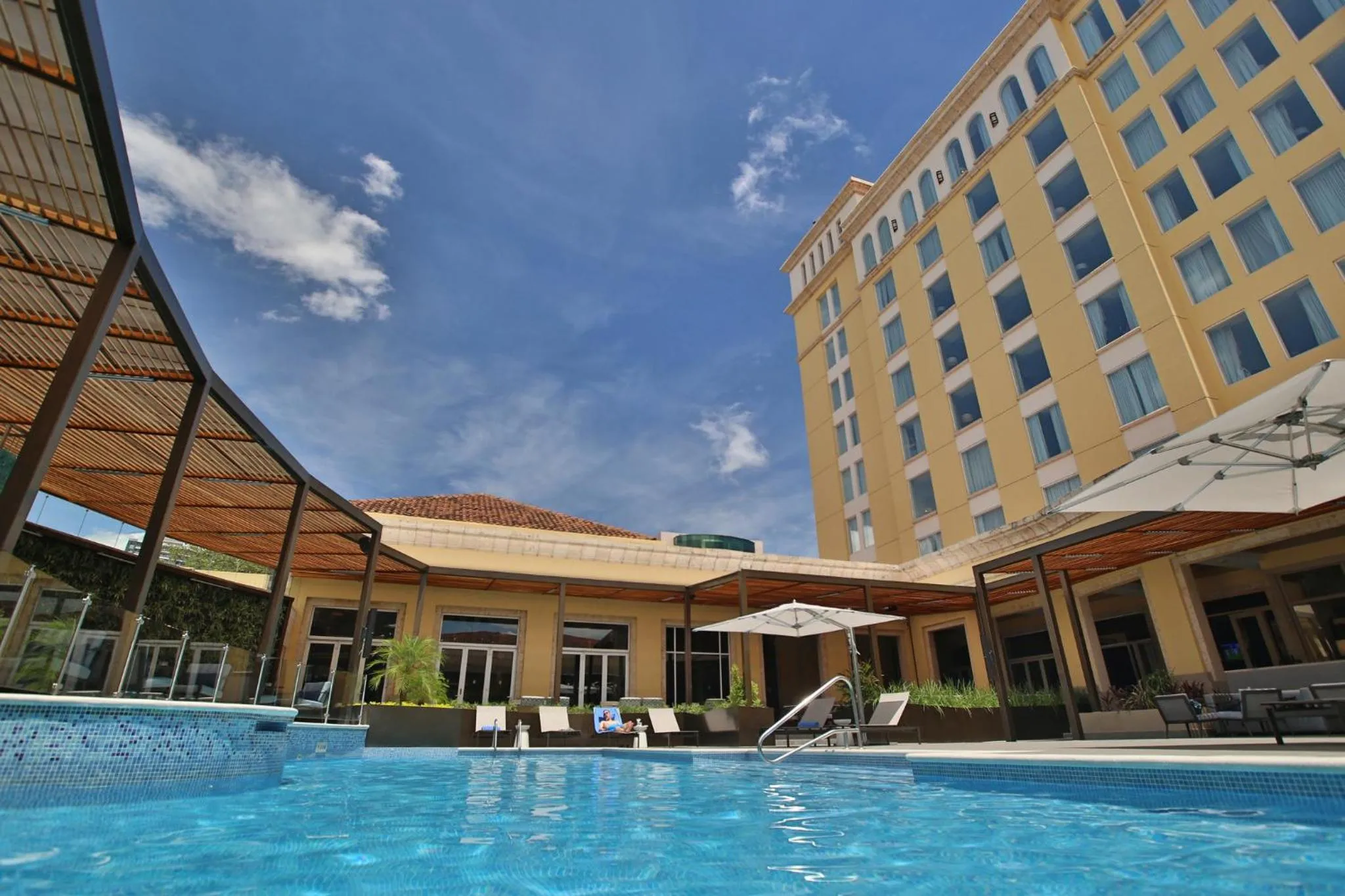 Swimming pool in InterContinental Tegucigalpa at Multiplaza Mall by IHG