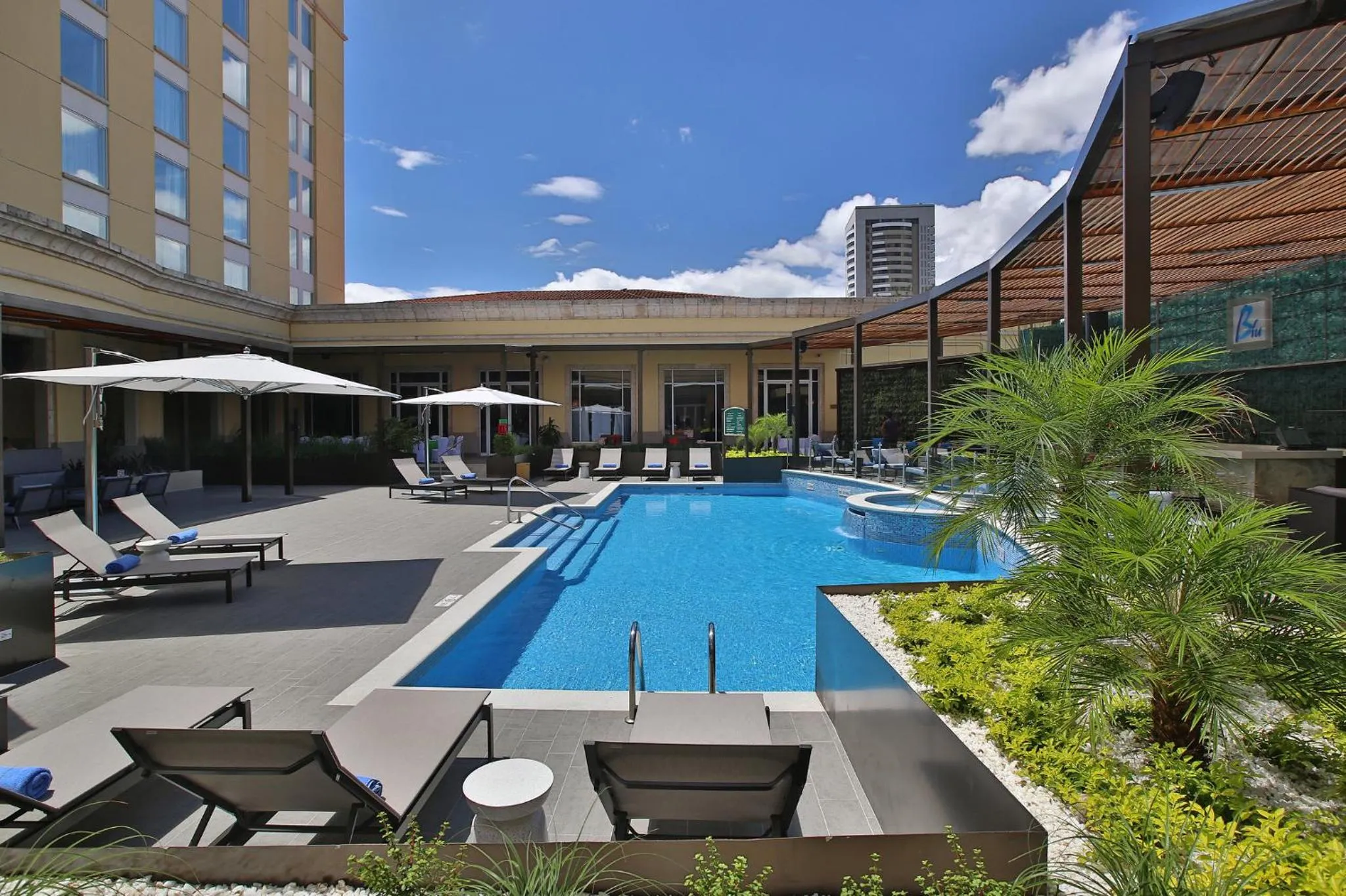 Swimming pool in InterContinental Tegucigalpa at Multiplaza Mall by IHG