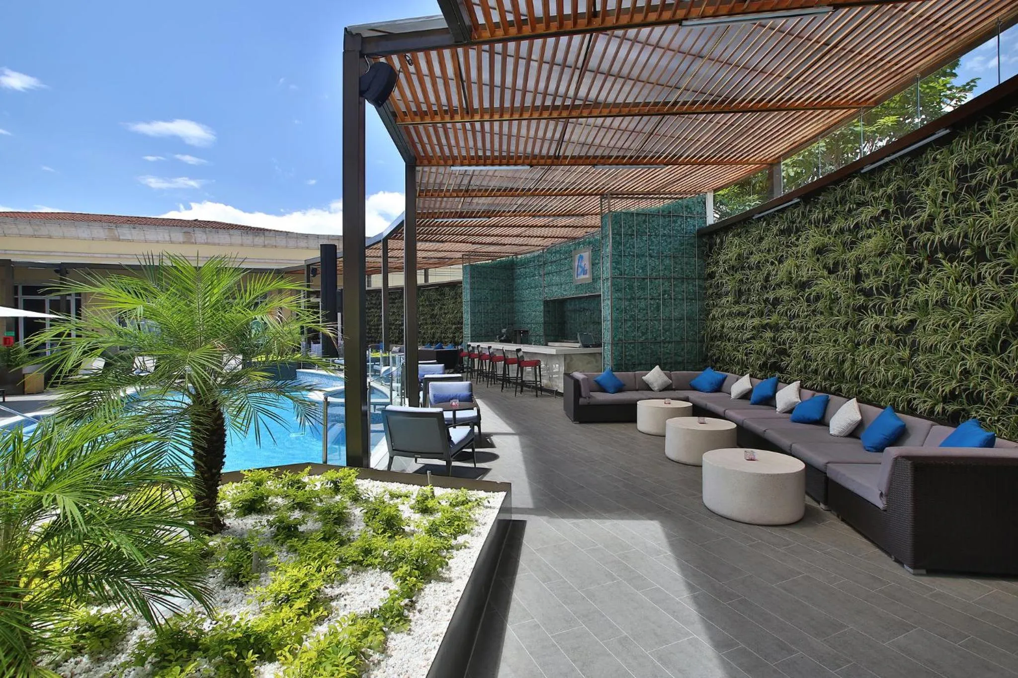 Swimming pool in InterContinental Tegucigalpa at Multiplaza Mall by IHG