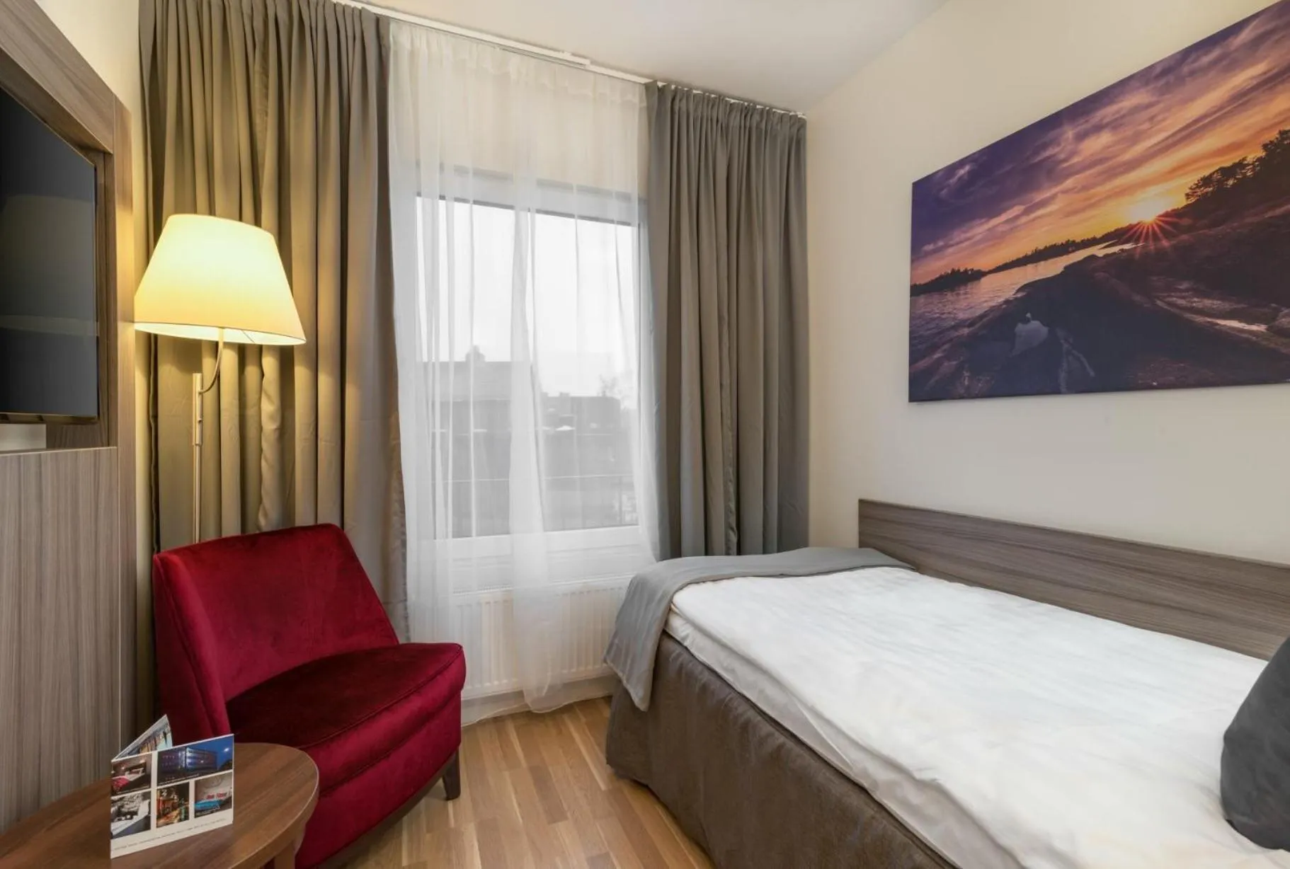 Bed in Hotel Oxelösund