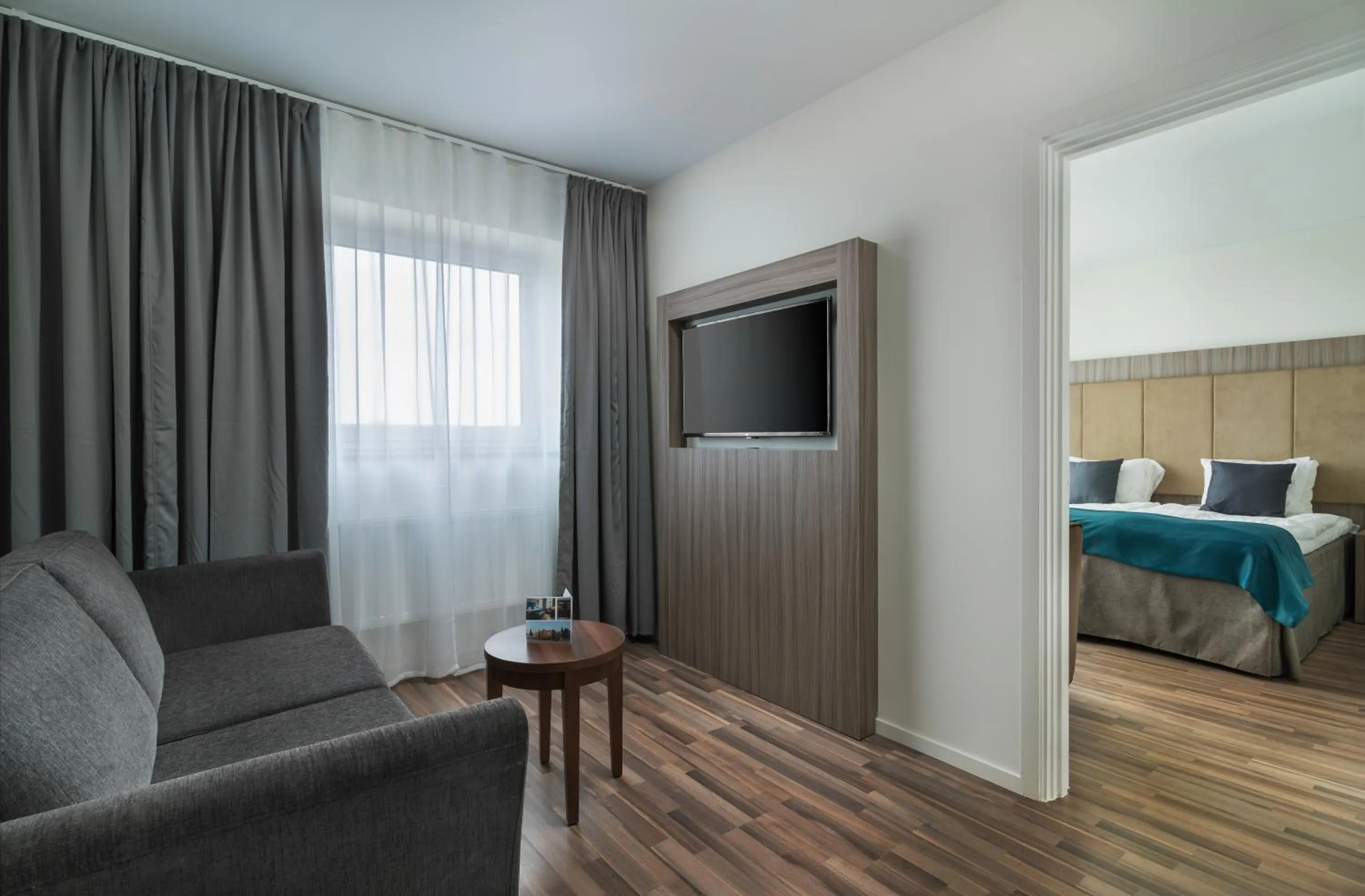 Photo of the whole room, Bed in Hotel Oxelösund