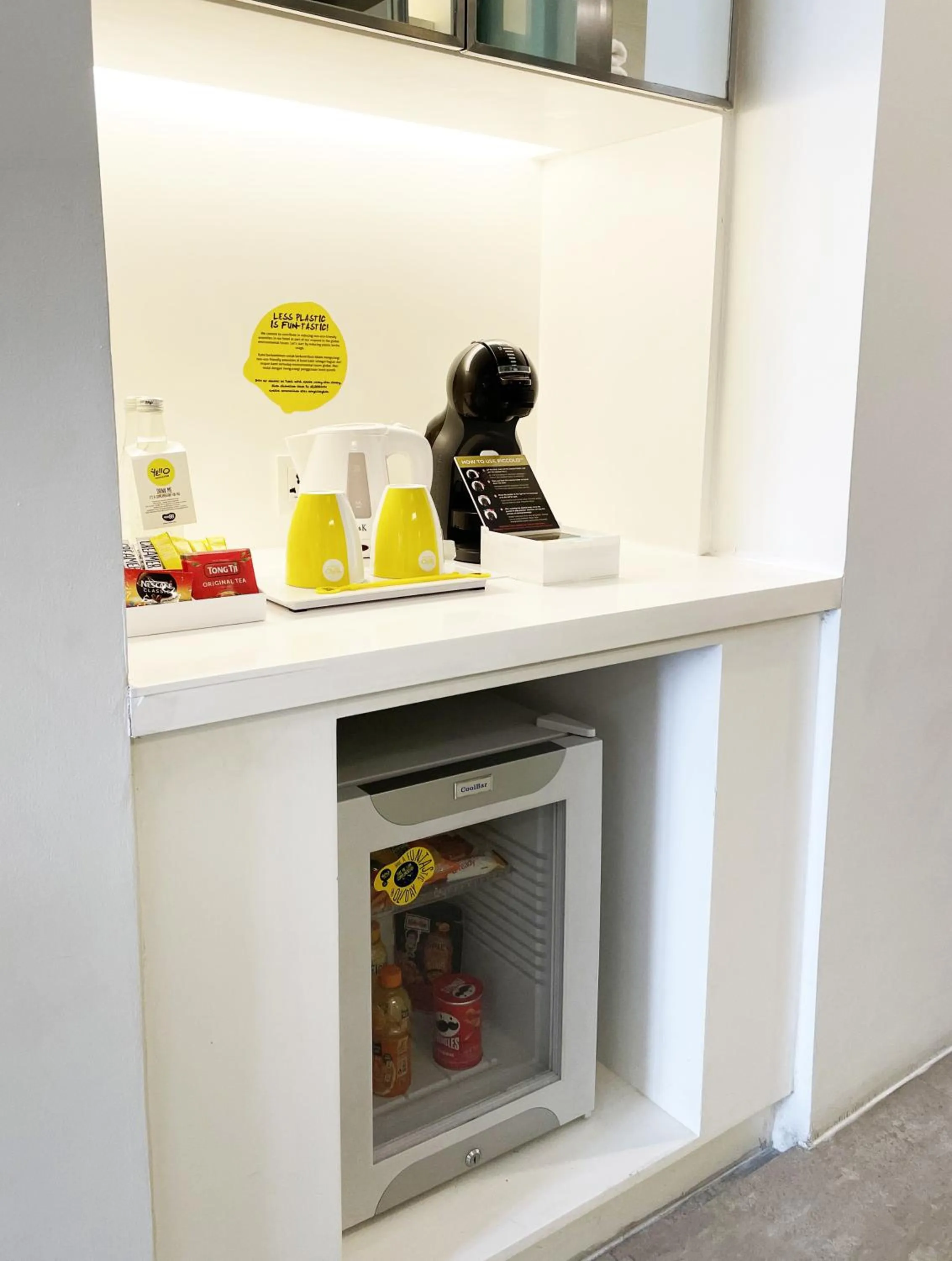 minibar in YELLO Hotel Paskal Bandung