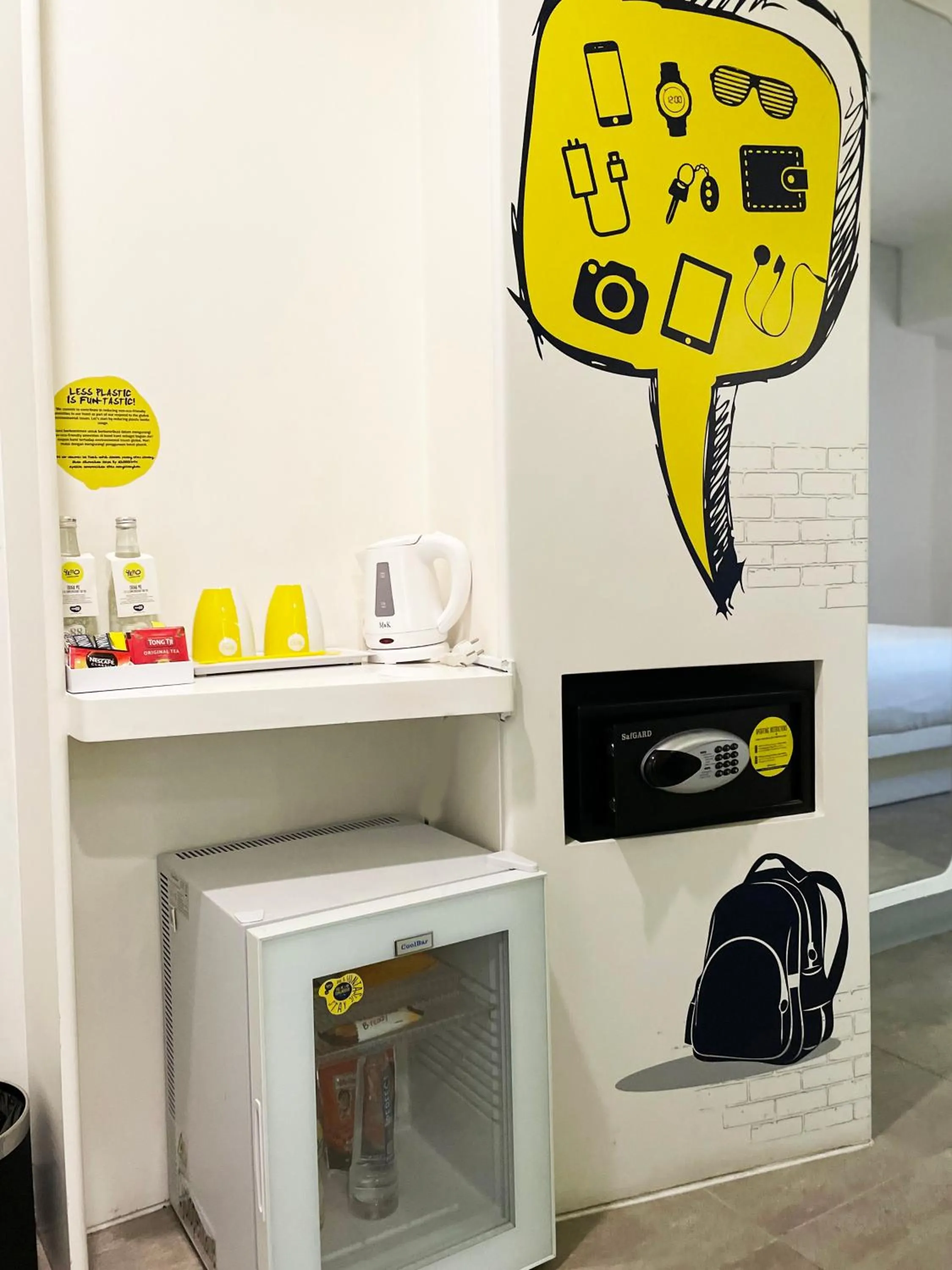 minibar in YELLO Hotel Paskal Bandung
