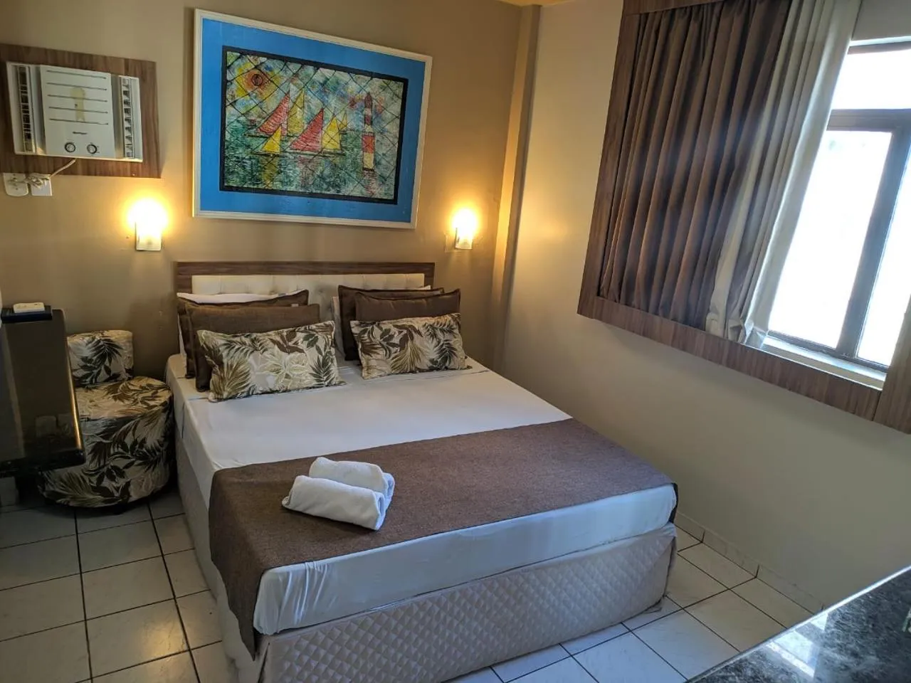 Bed in Laguna Praia Hotel