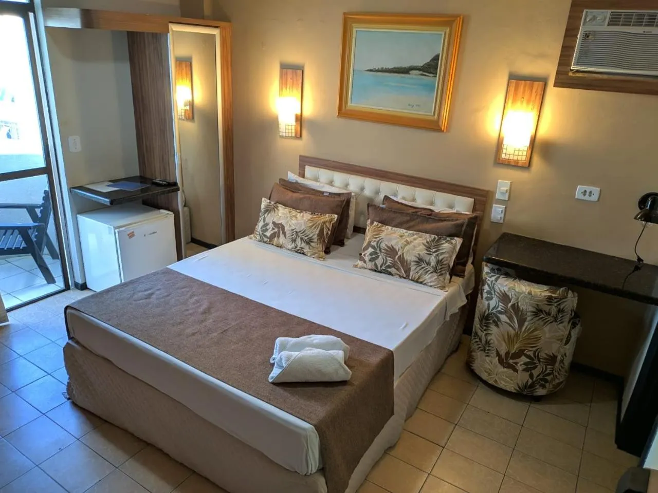 Bed in Laguna Praia Hotel