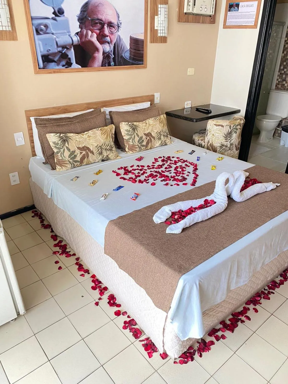 Decorative detail, Bed in Laguna Praia Hotel