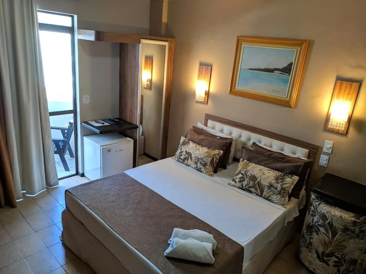 Bed in Laguna Praia Hotel