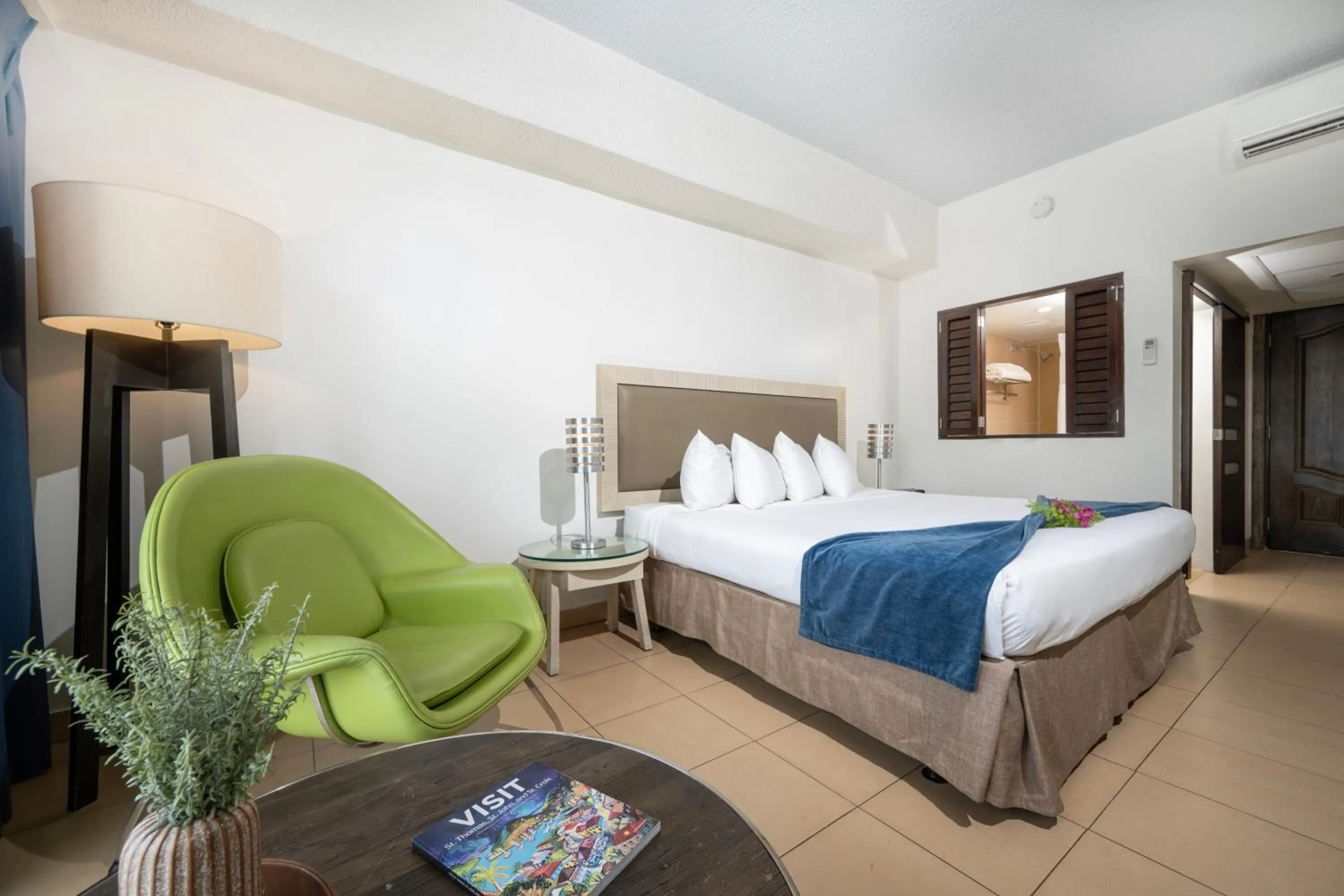 Bed in Windward Passage Hotel