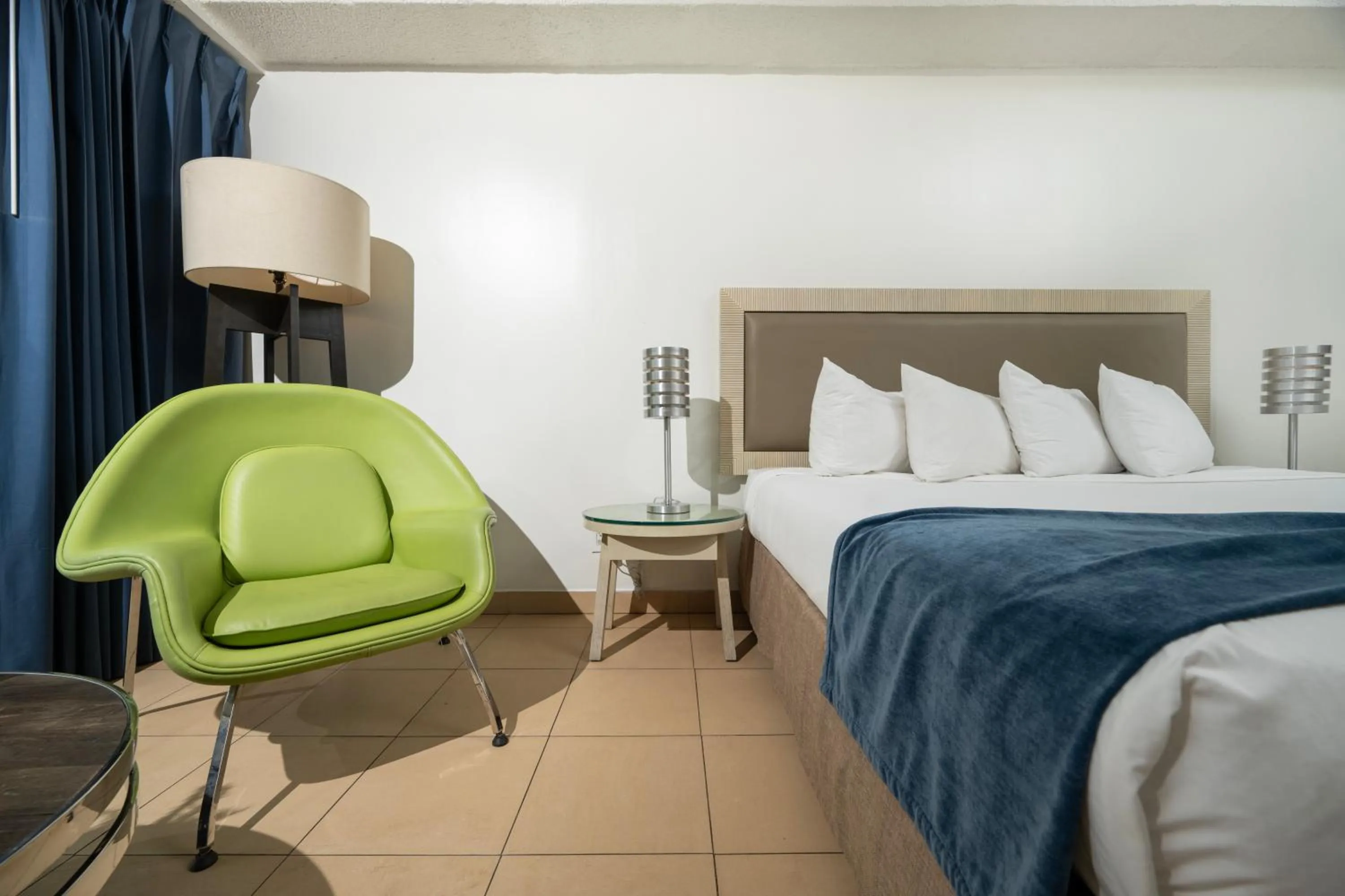 Bed in Windward Passage Hotel