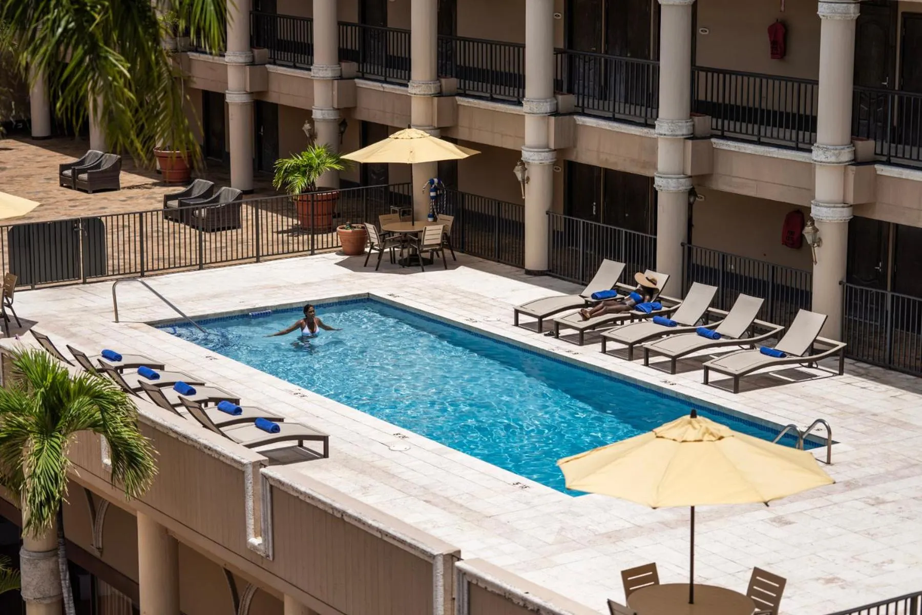 Swimming pool in Windward Passage Hotel