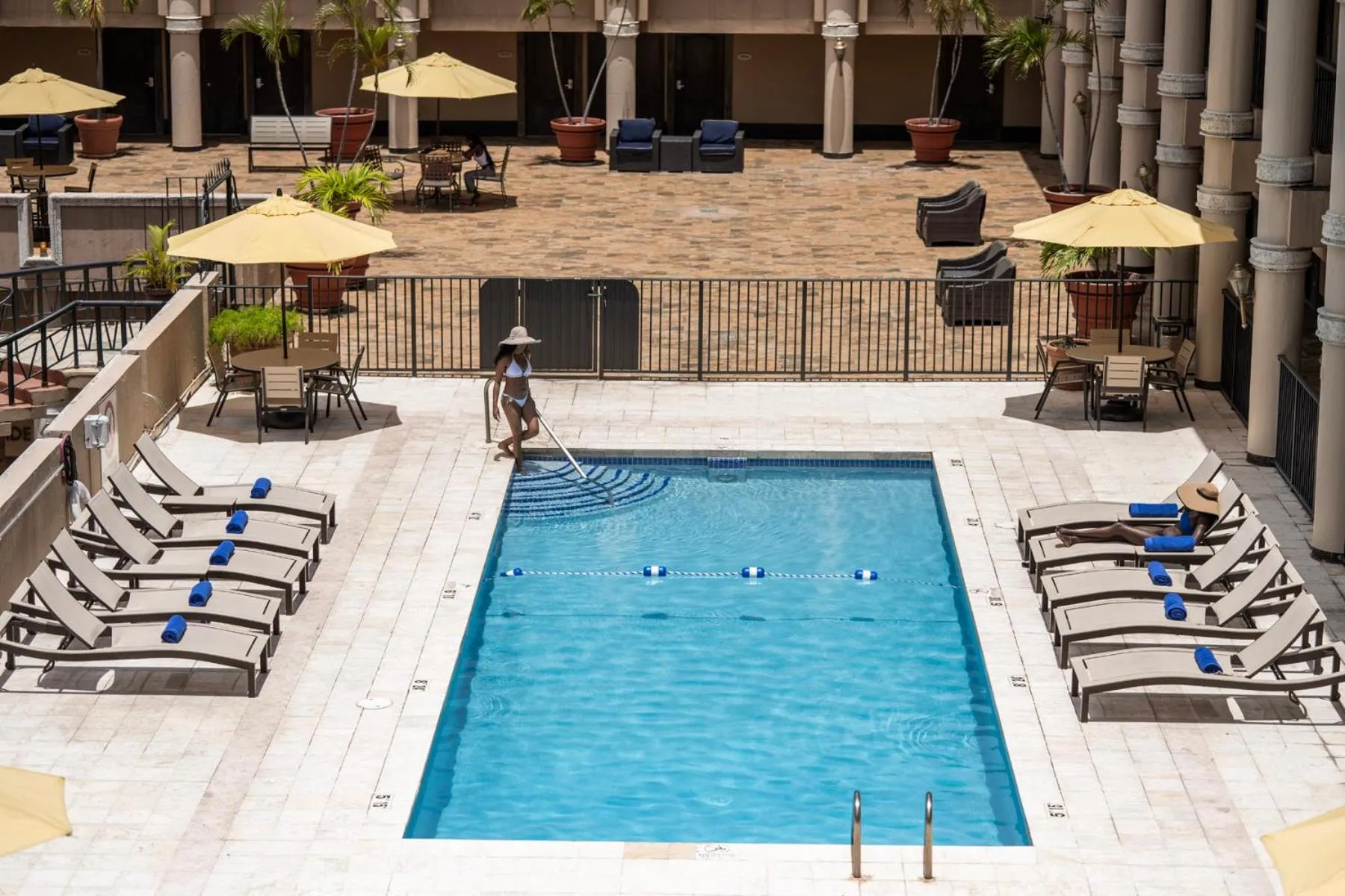 Swimming pool in Windward Passage Hotel