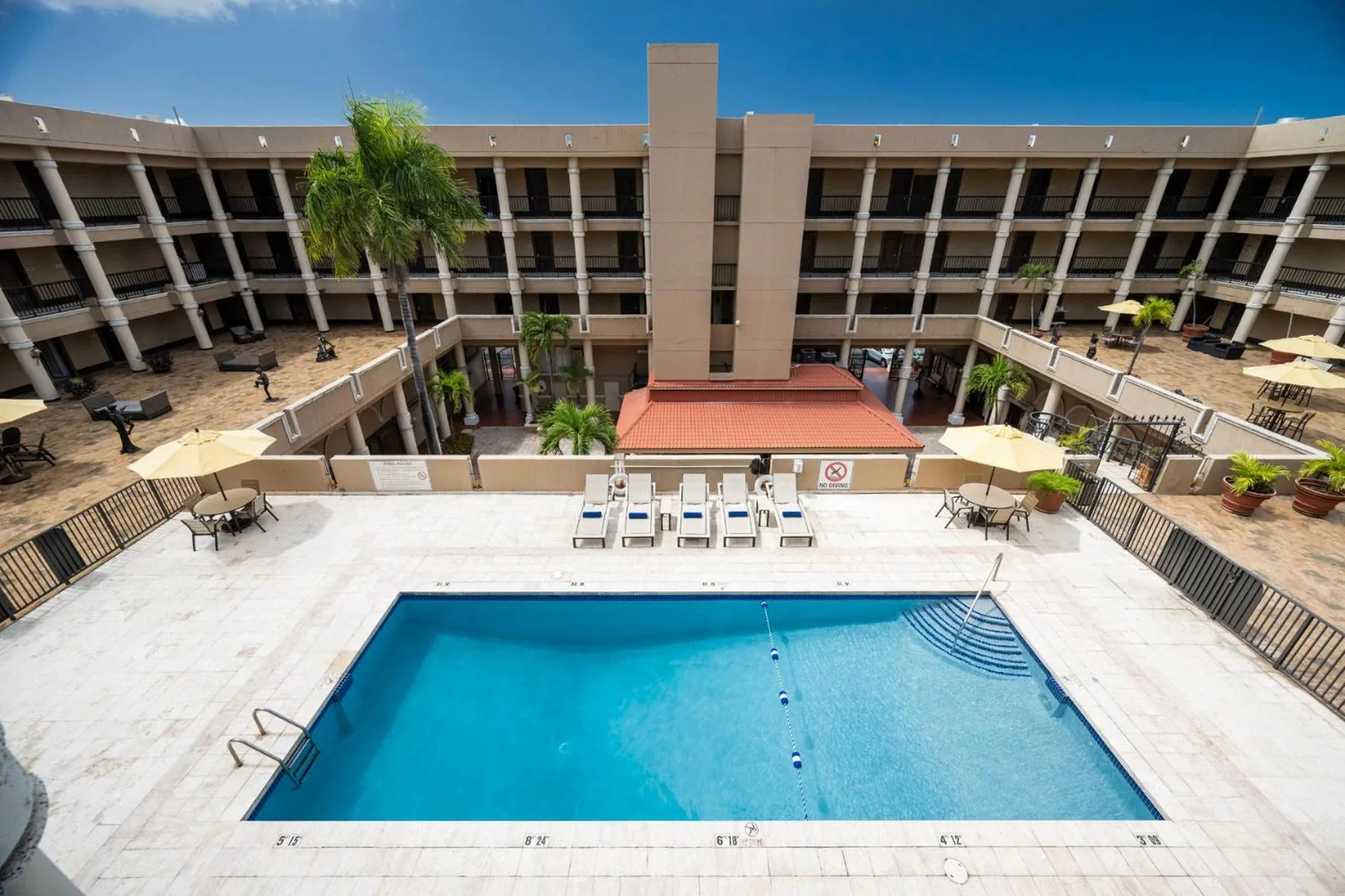 Swimming pool in Windward Passage Hotel