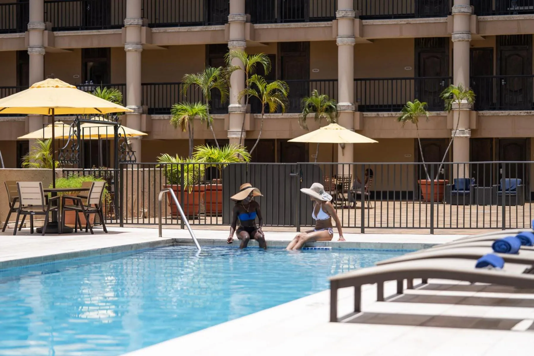 Swimming pool in Windward Passage Hotel