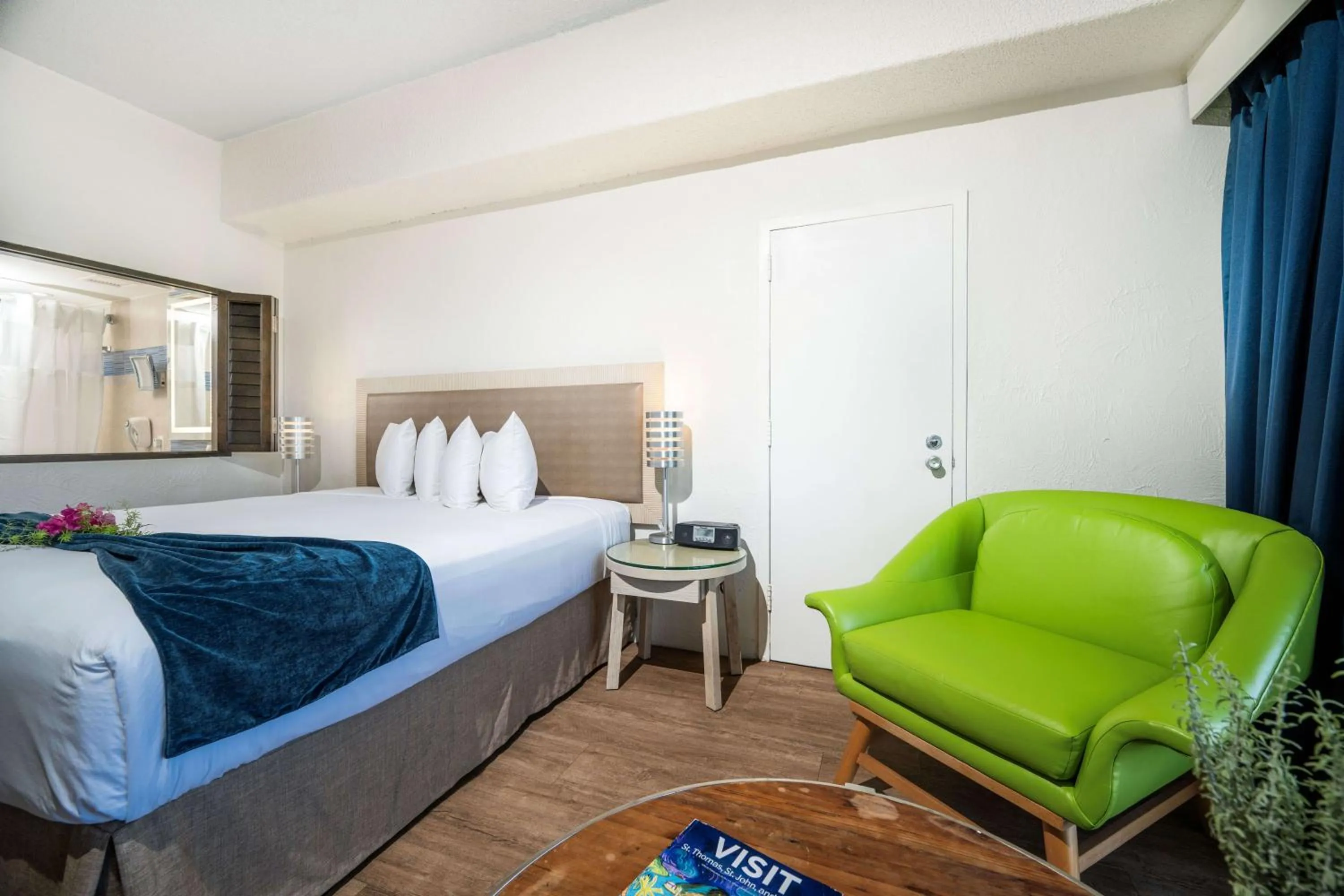 Bed in Windward Passage Hotel