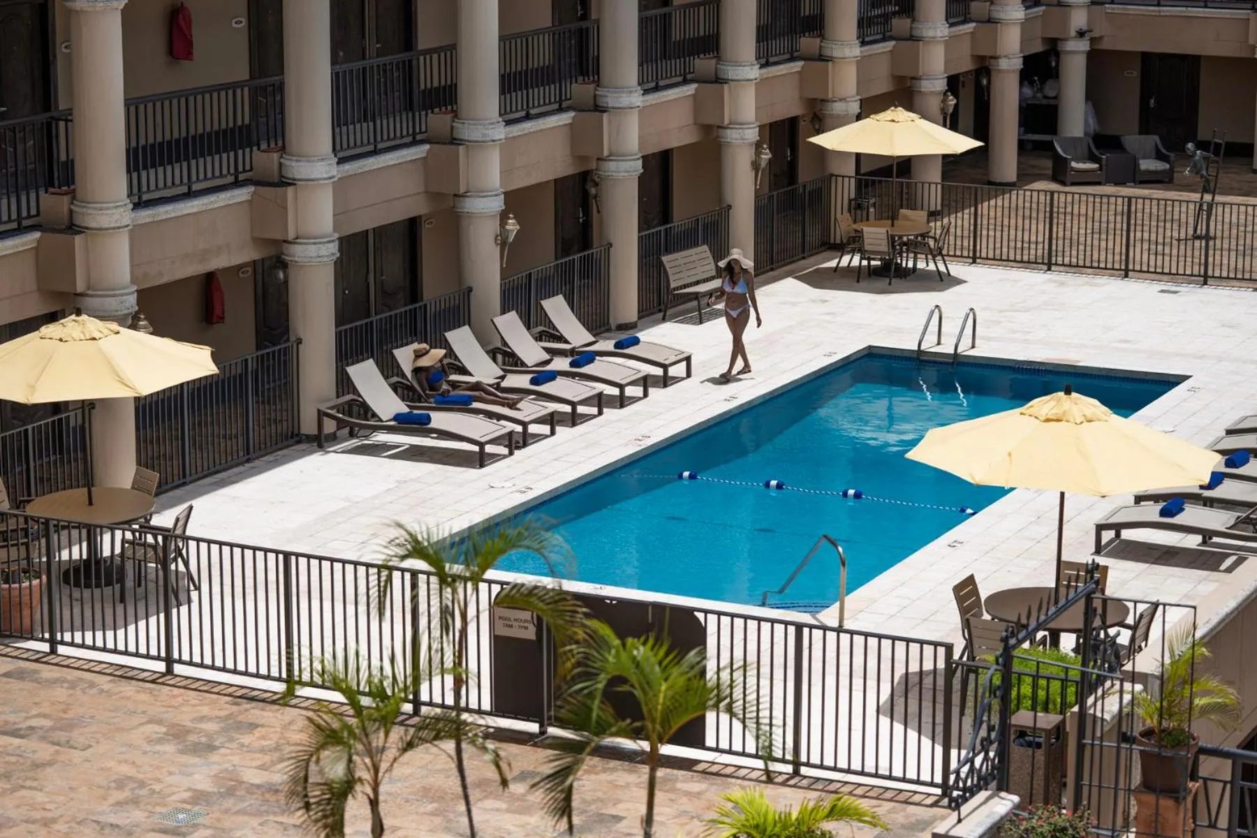 Swimming pool in Windward Passage Hotel