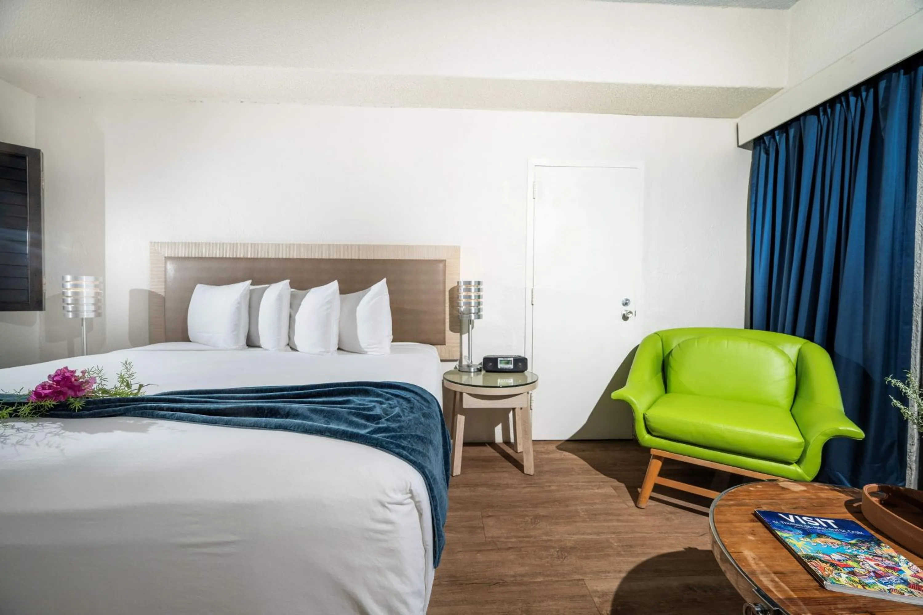 Bed in Windward Passage Hotel