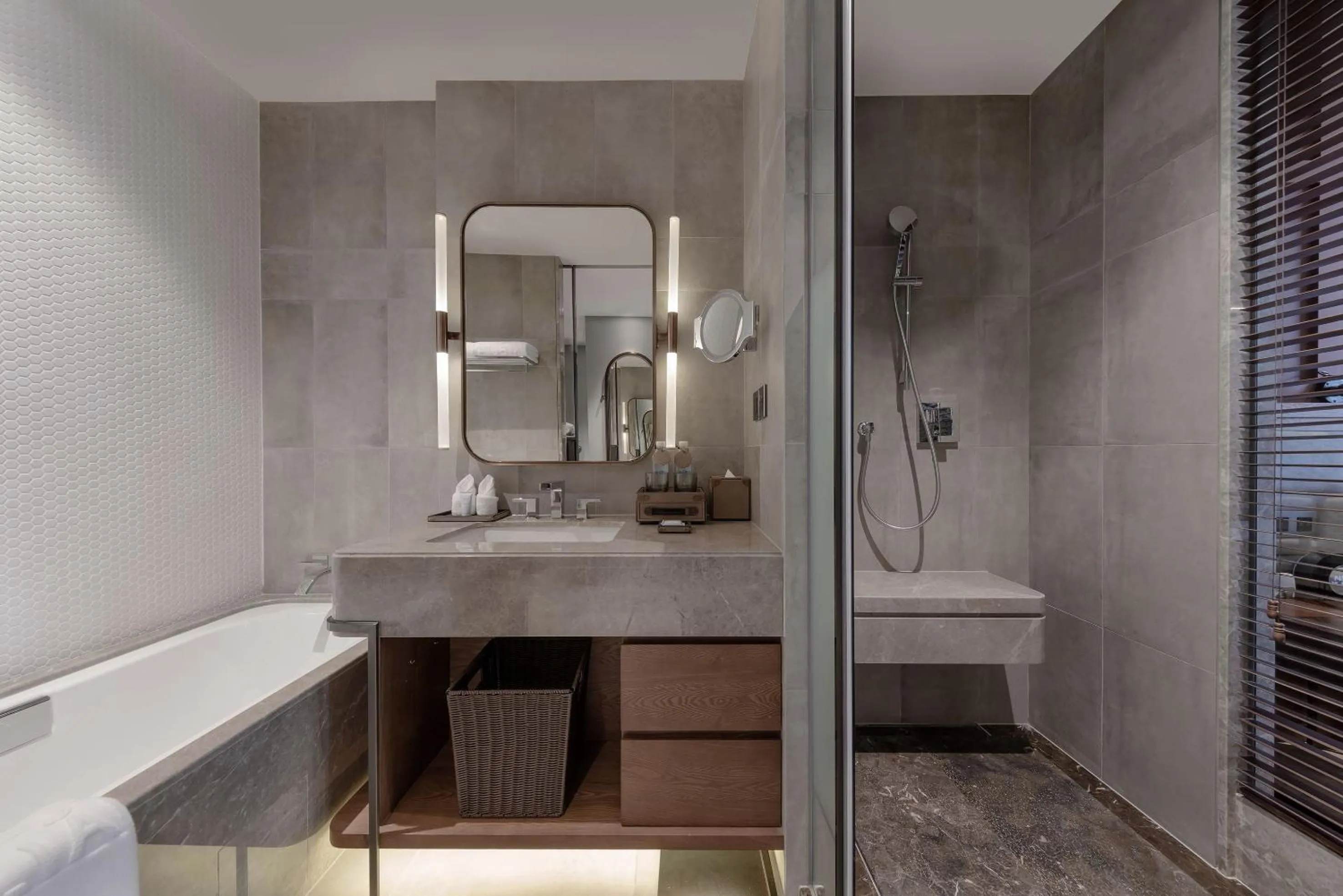 Shower in Meliá Shanghai Parkside