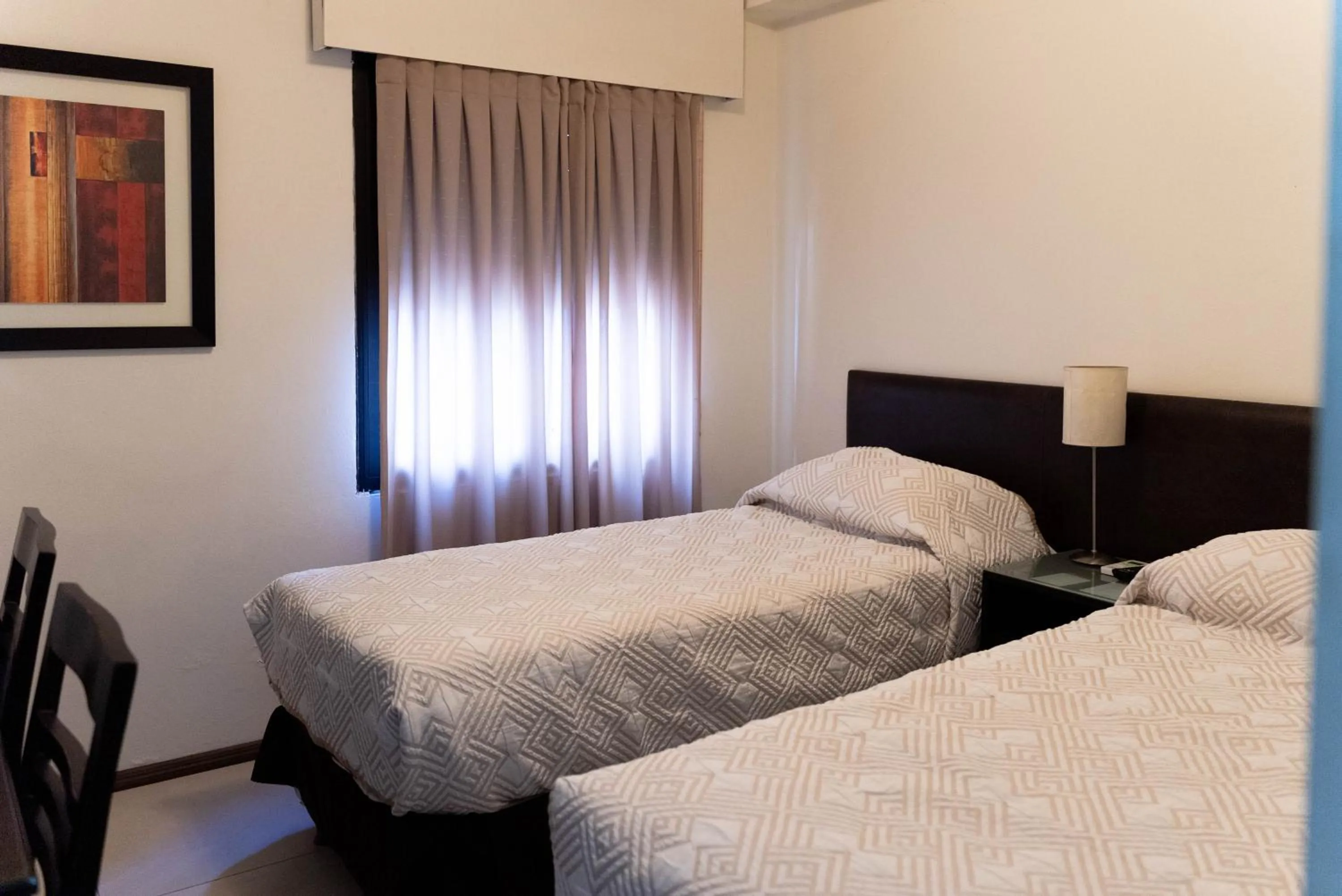 Bed in Hotel Genoves