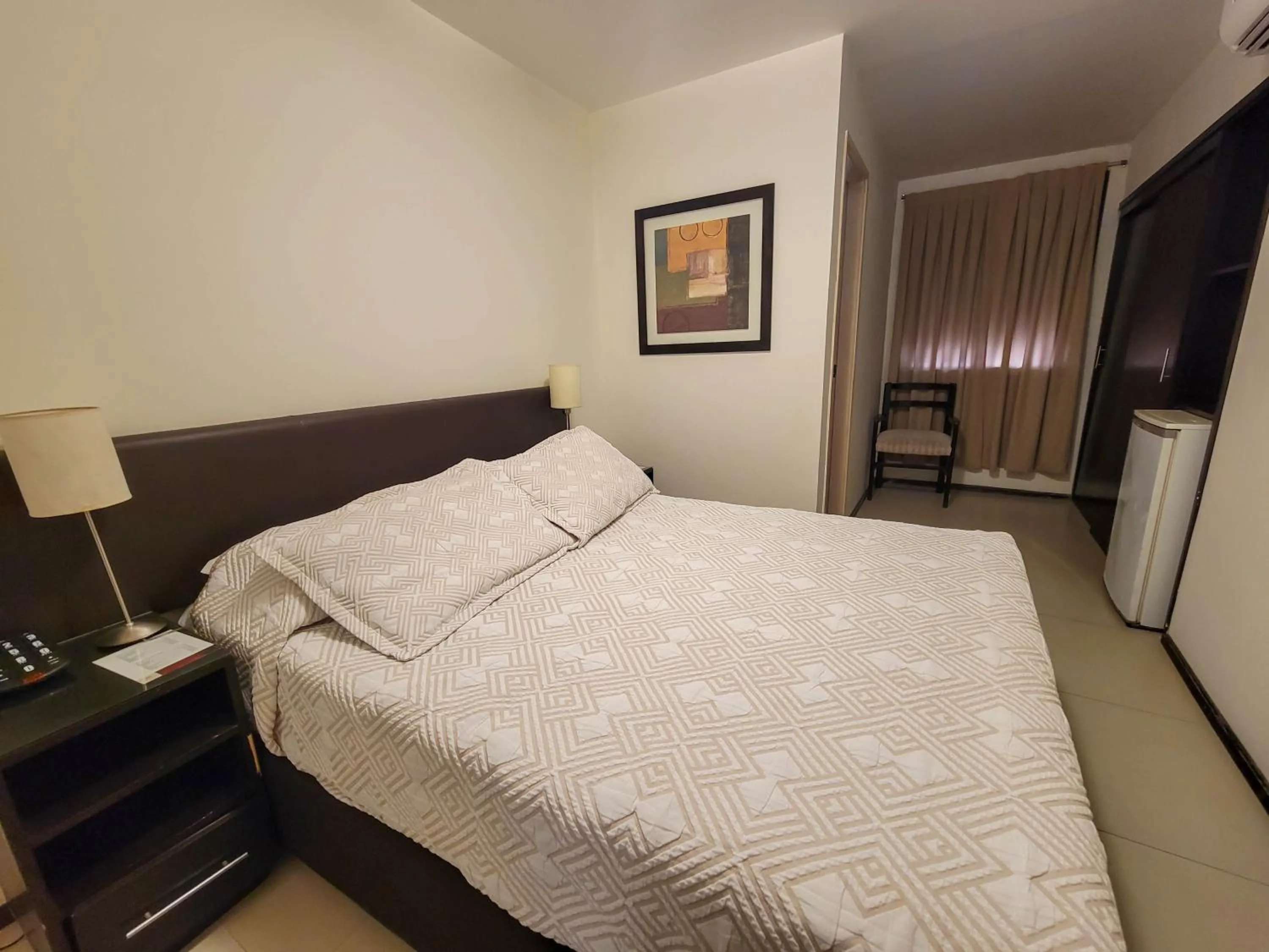 Bed in Hotel Genoves