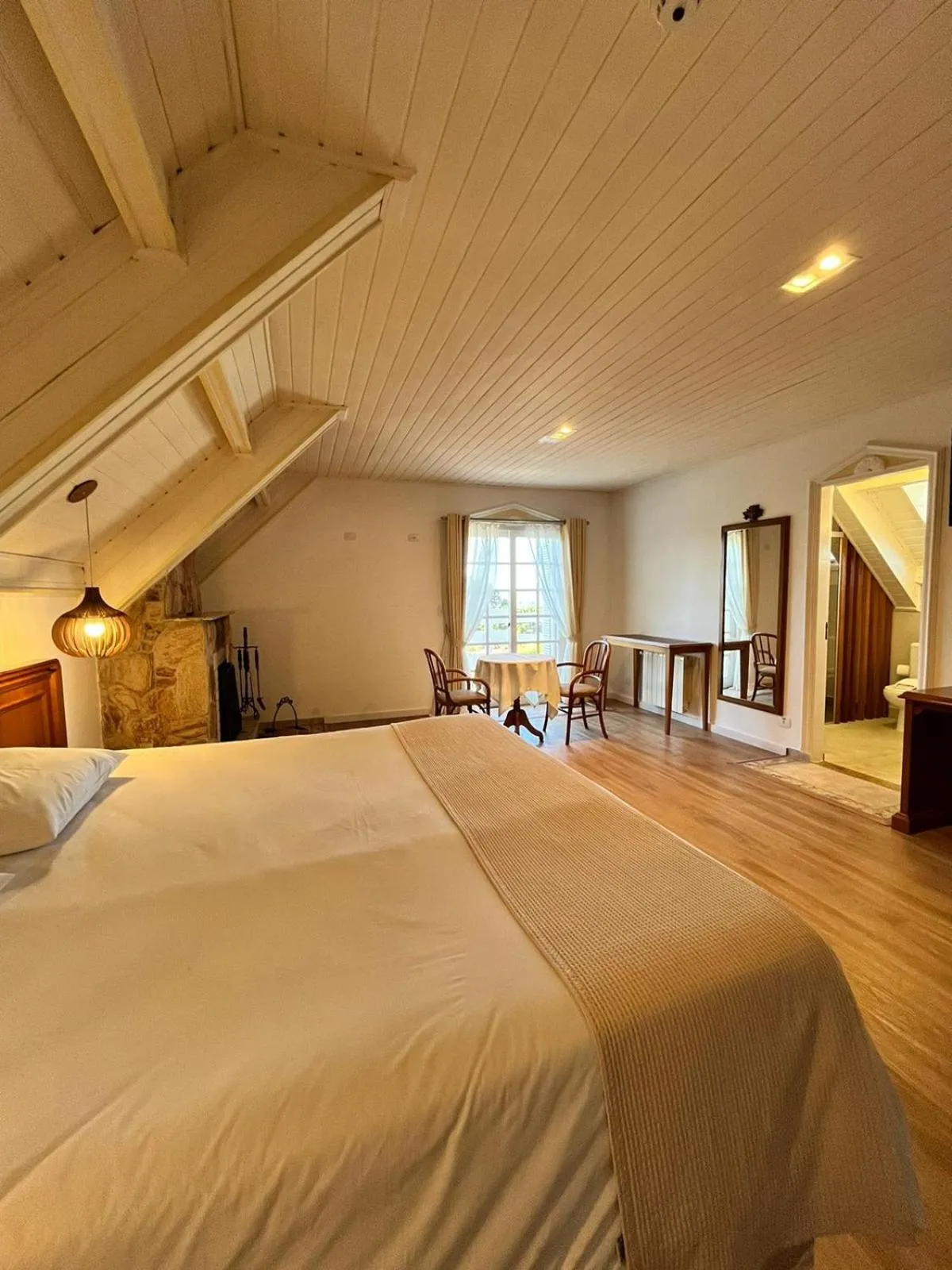 Bed in Pousada Dom Alfredo José