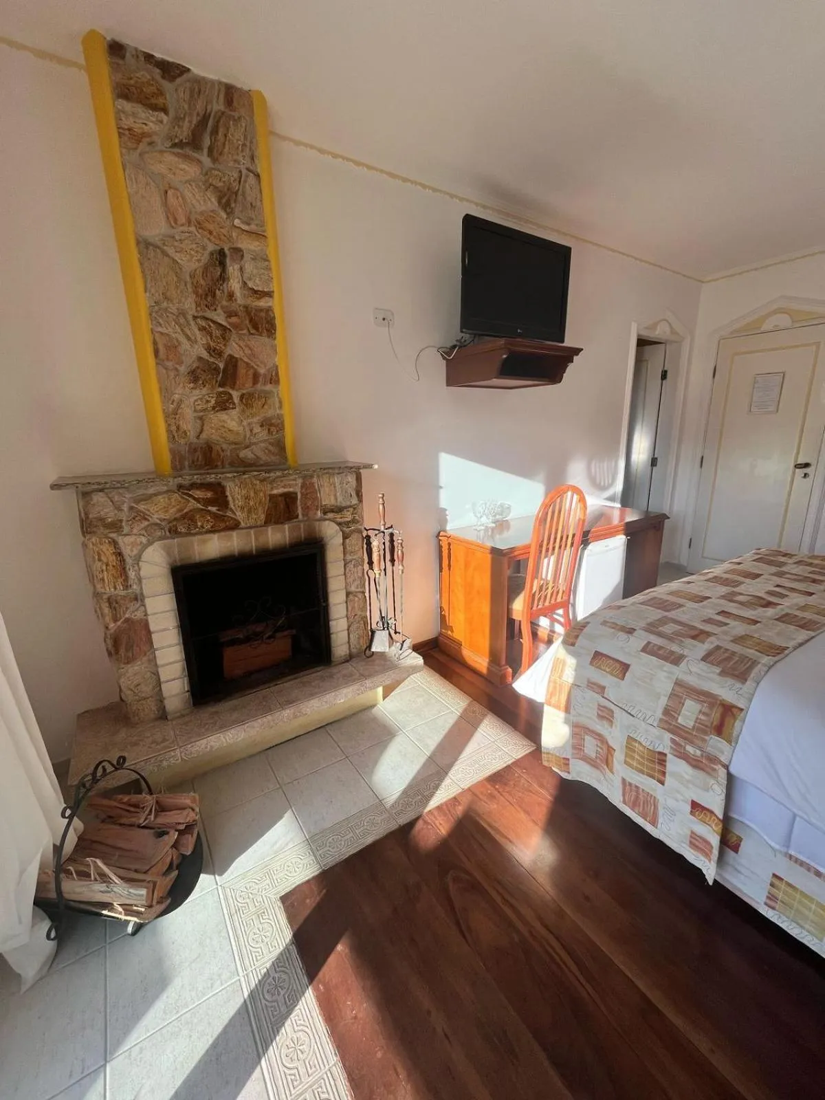 Bed in Pousada Dom Alfredo José