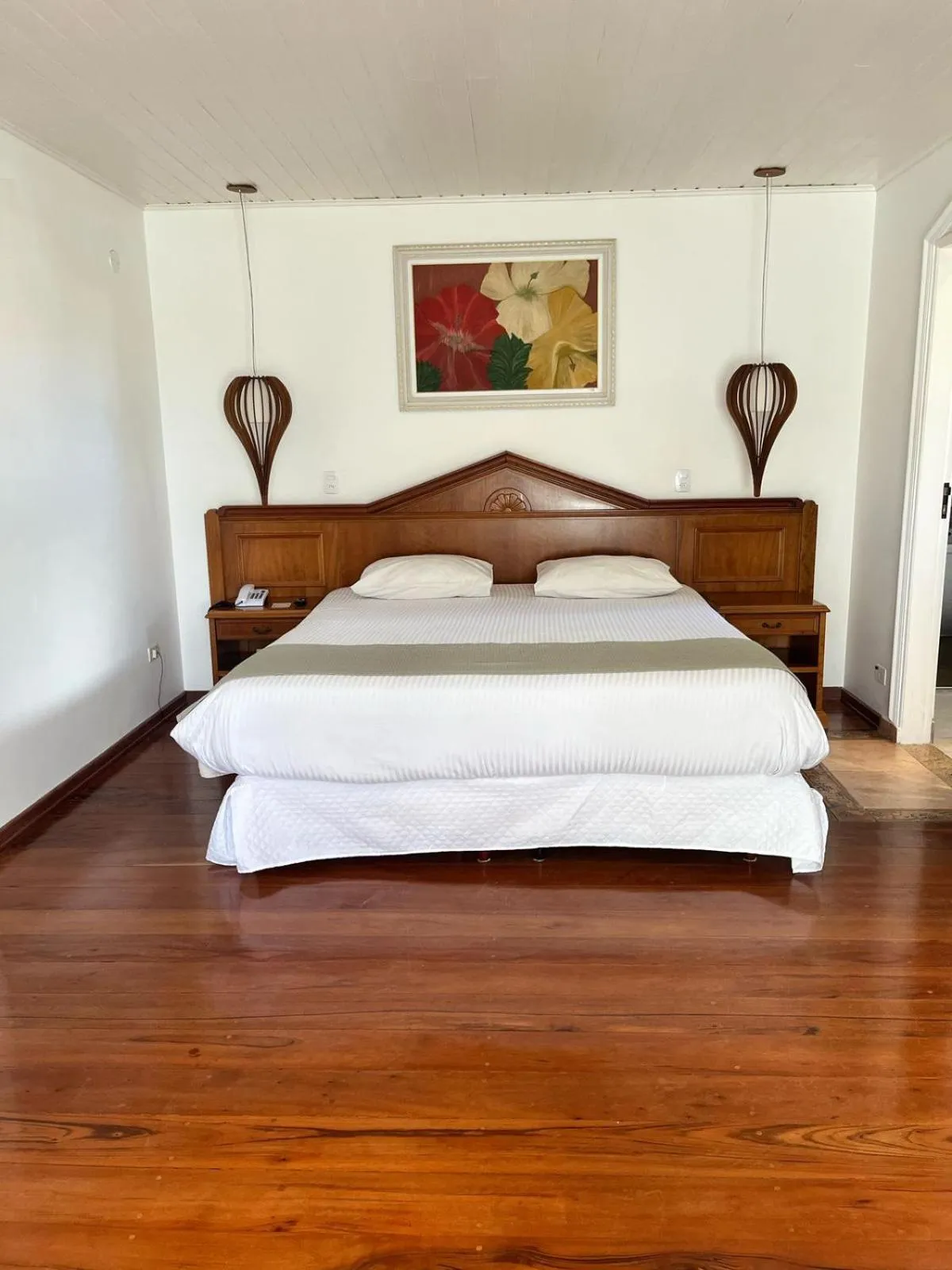 Bed in Pousada Dom Alfredo José