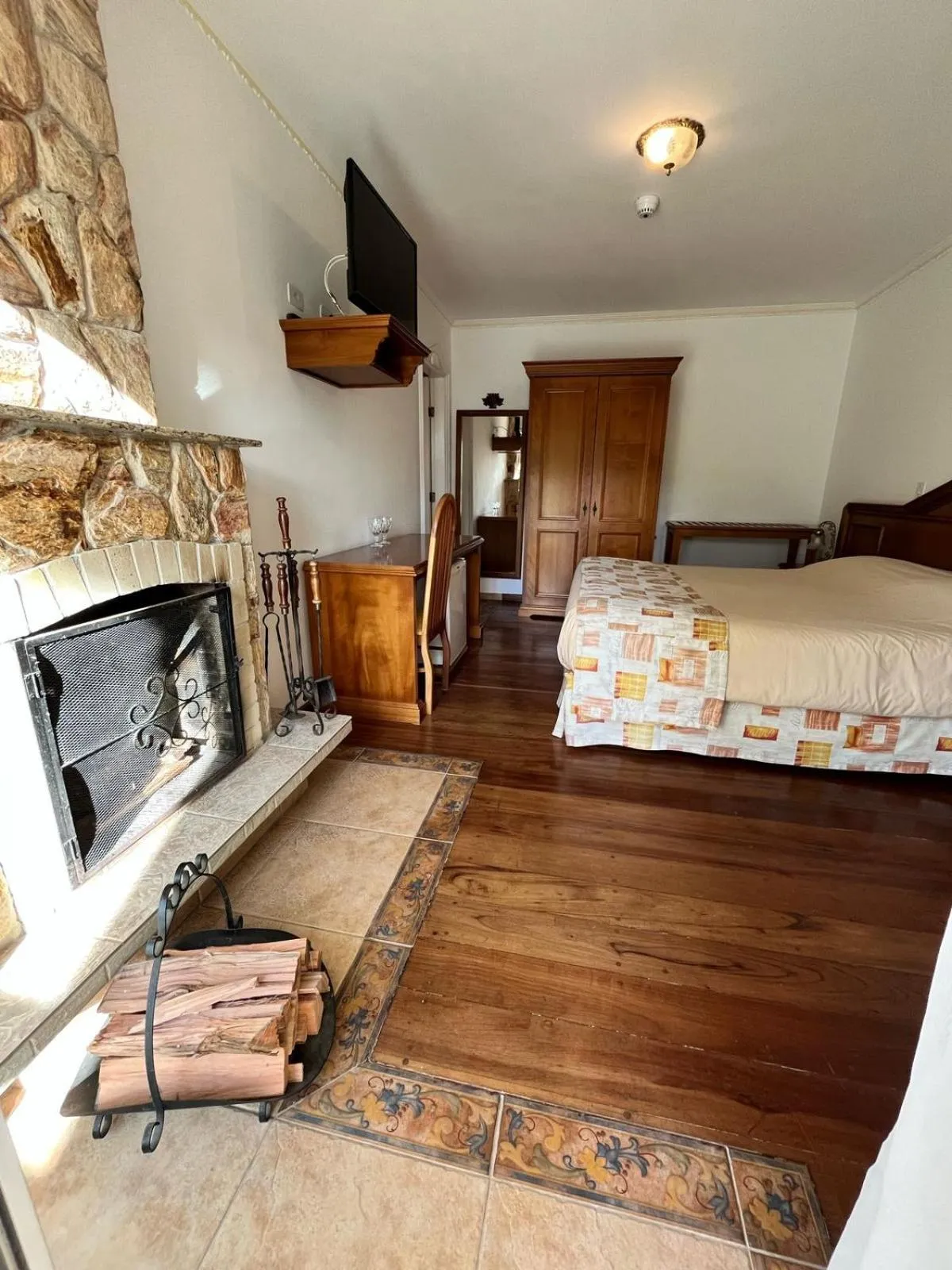 Bed in Pousada Dom Alfredo José