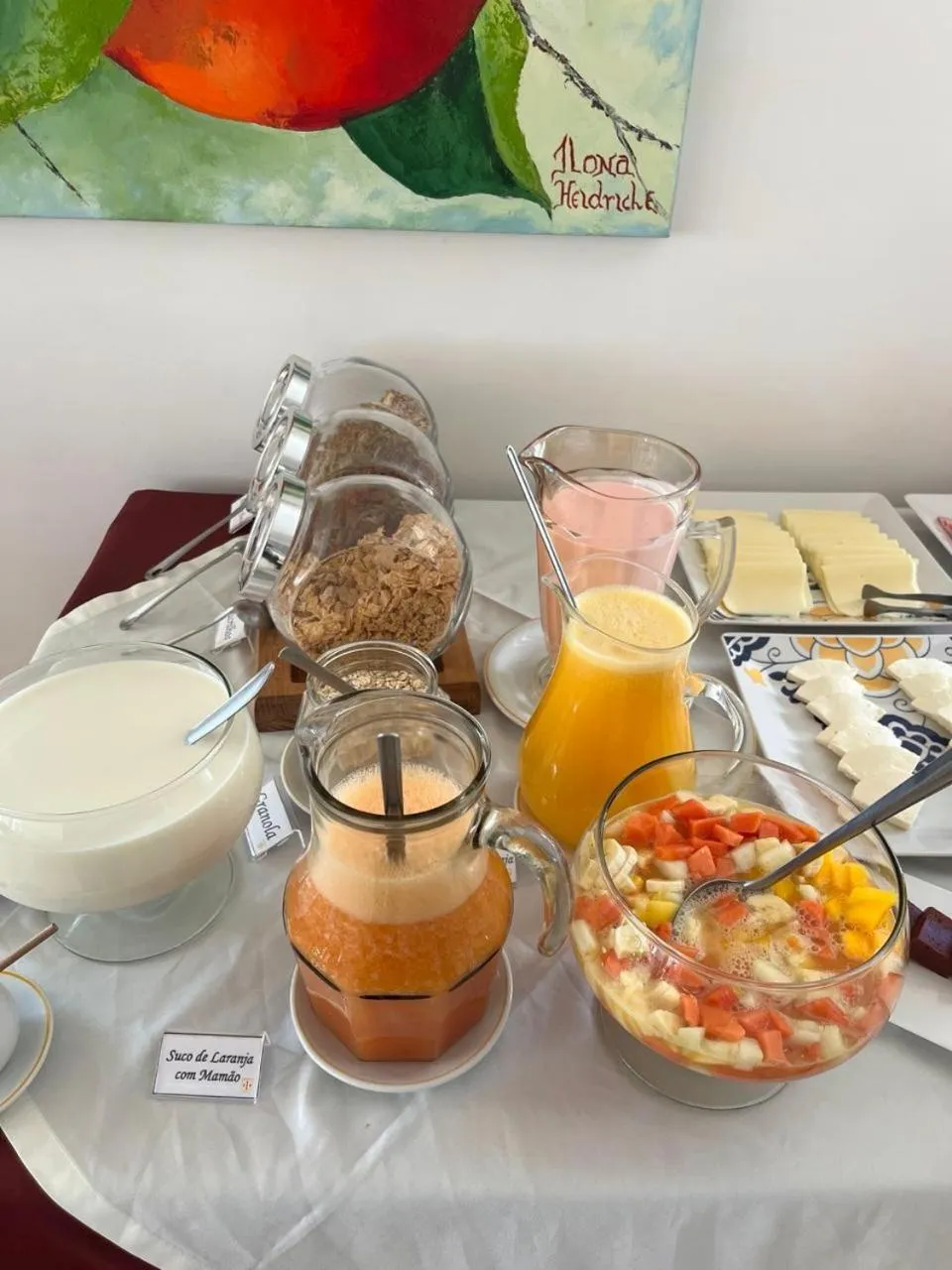 Food and drinks in Pousada Dom Alfredo José