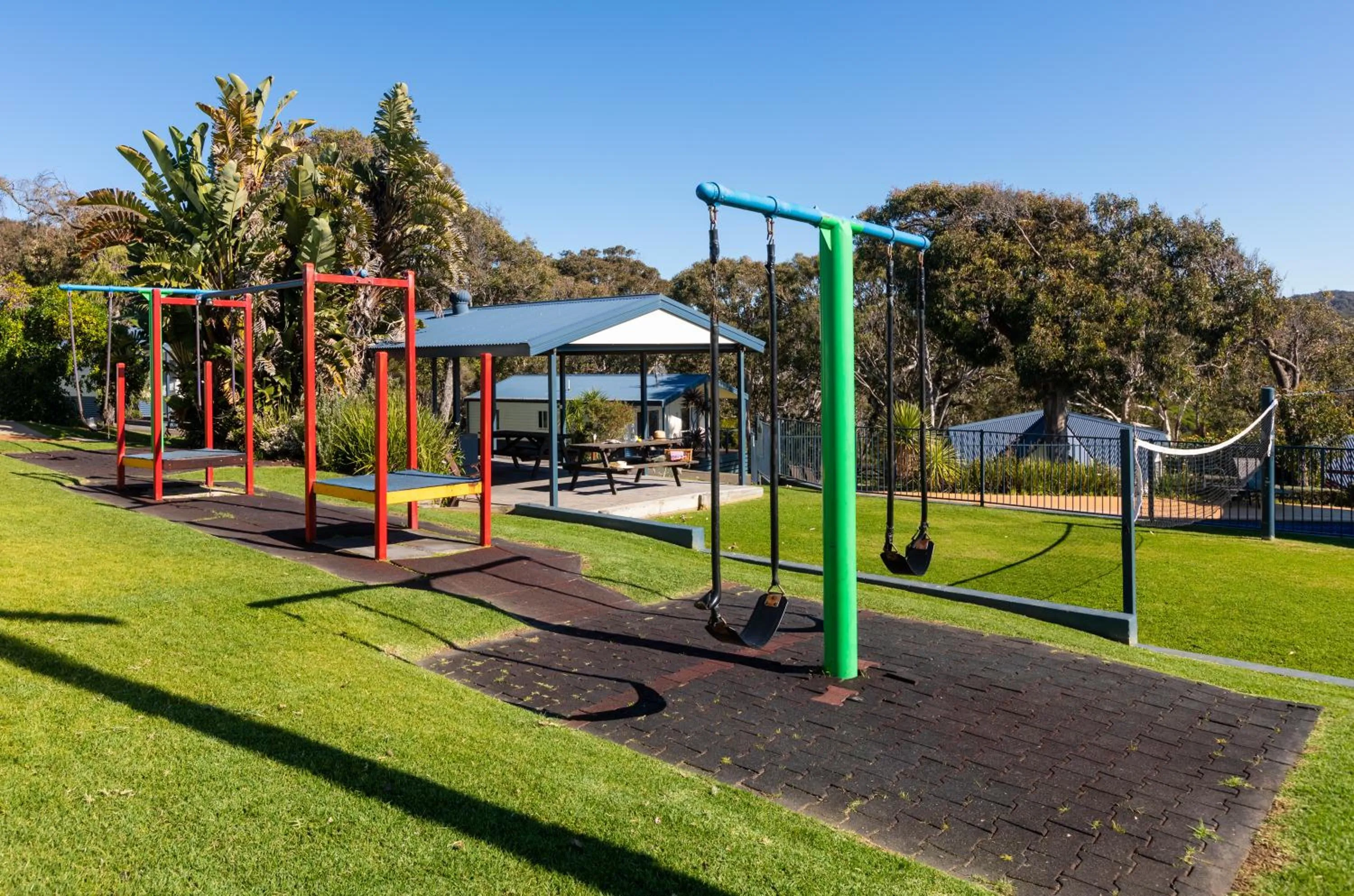 Children play ground in Beach Cabins Merimbula