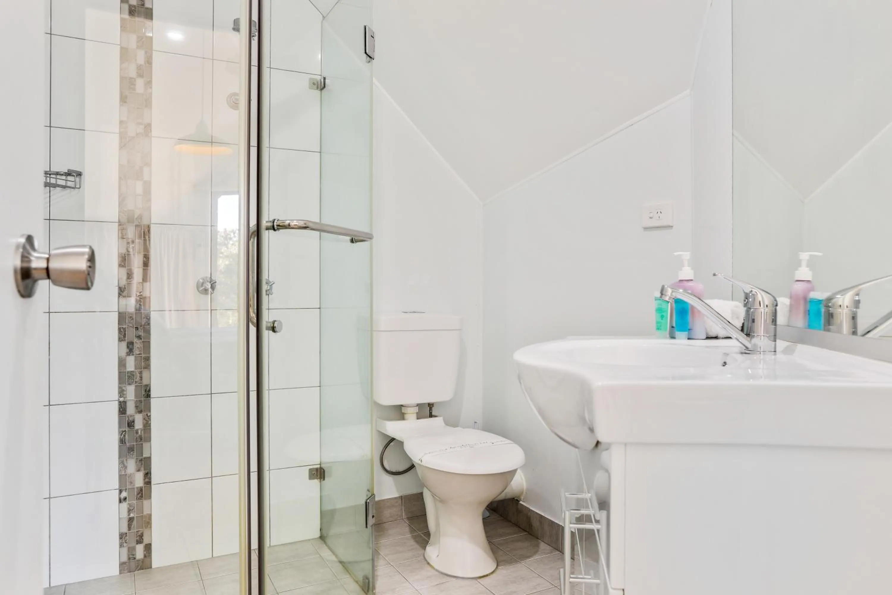 Bathroom in Beach Cabins Merimbula