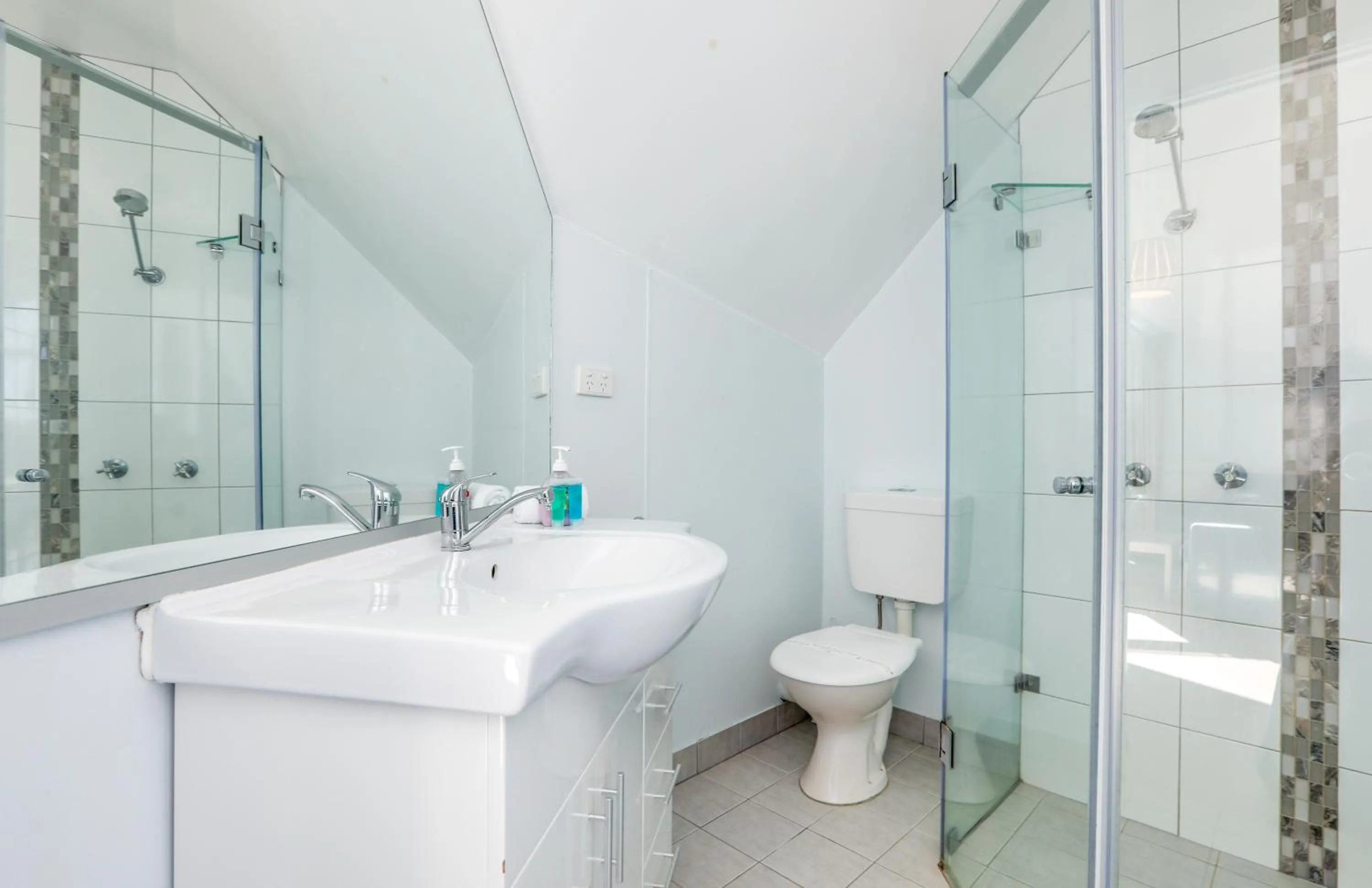Bathroom in Beach Cabins Merimbula
