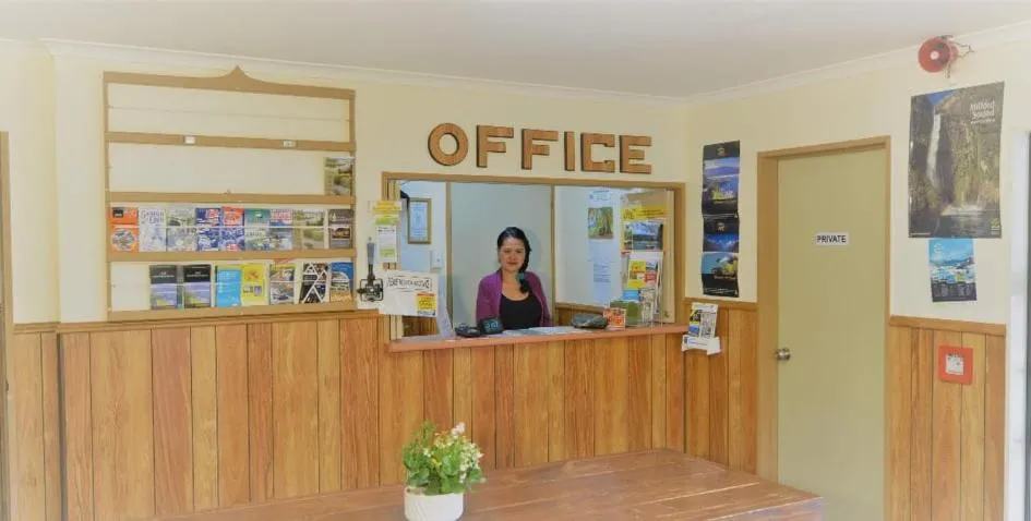 Lobby or reception in Wilderness Motel Accommodation