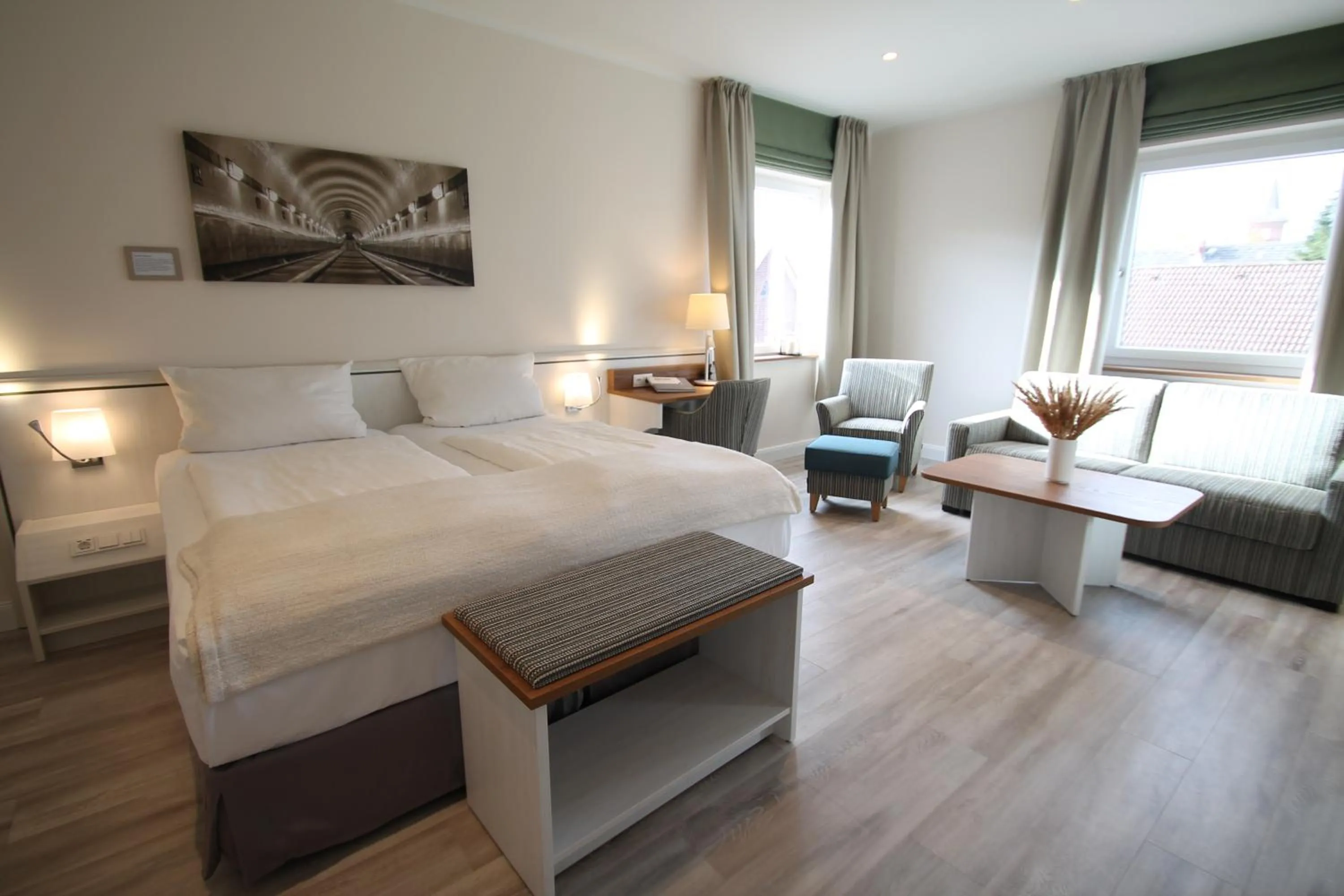 Bed in Bundt's Hotel & Gartenrestaurant