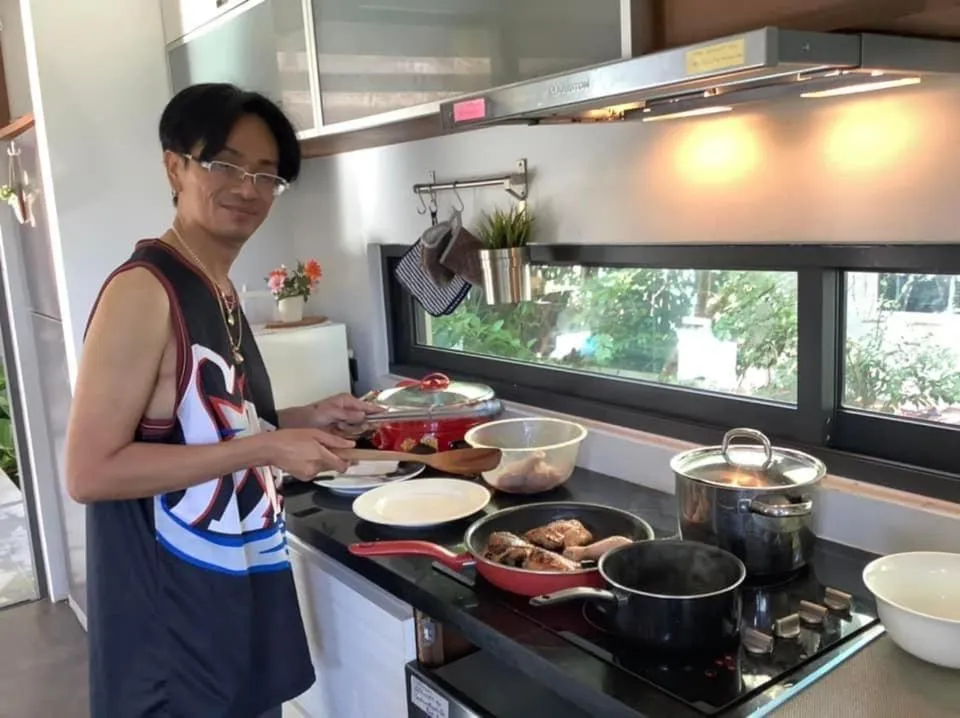 Kitchen or kitchenette in Annie Villa at Khao Yai