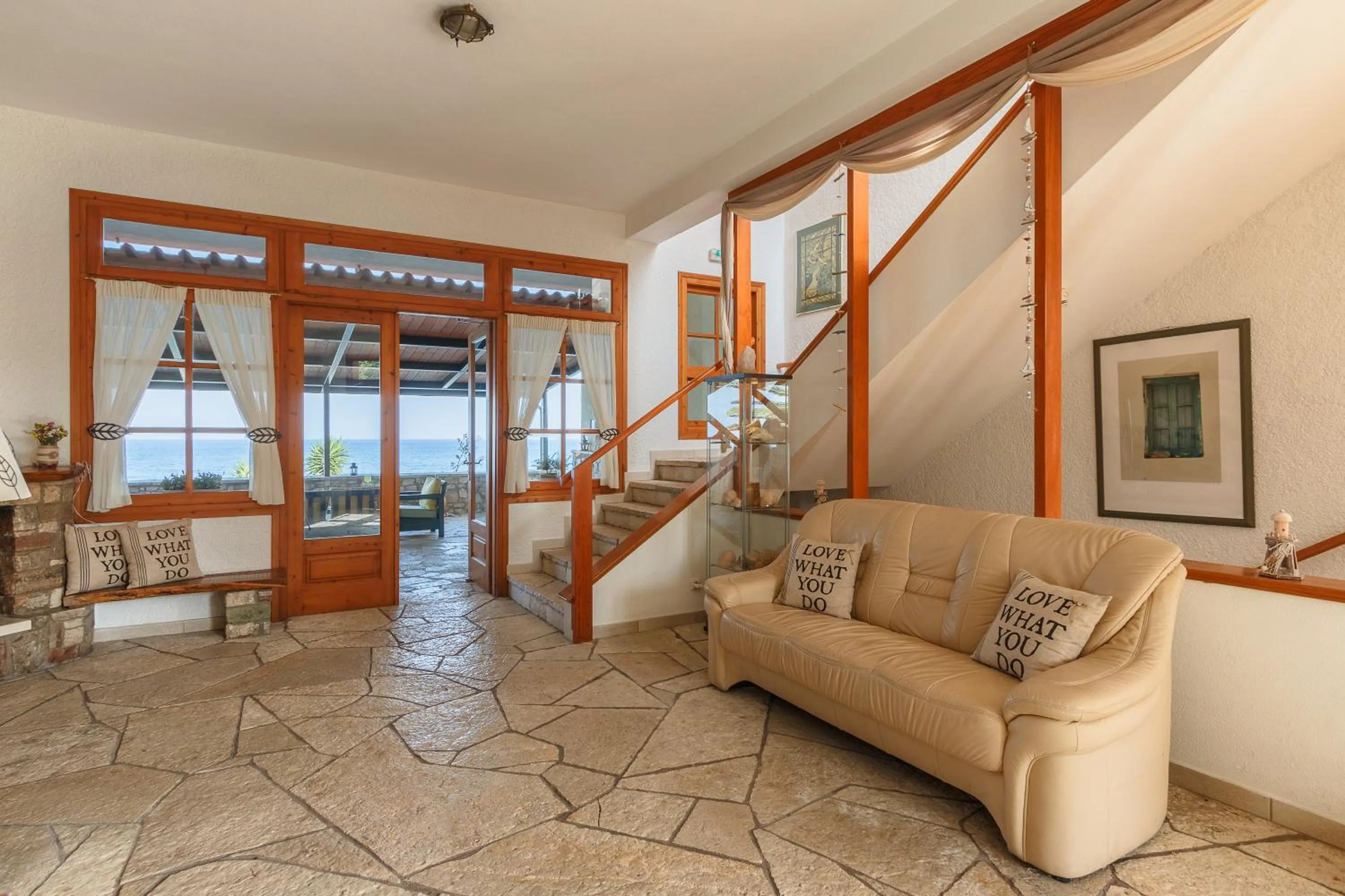 Seating area in Grekis Beach Hotel and Apartments