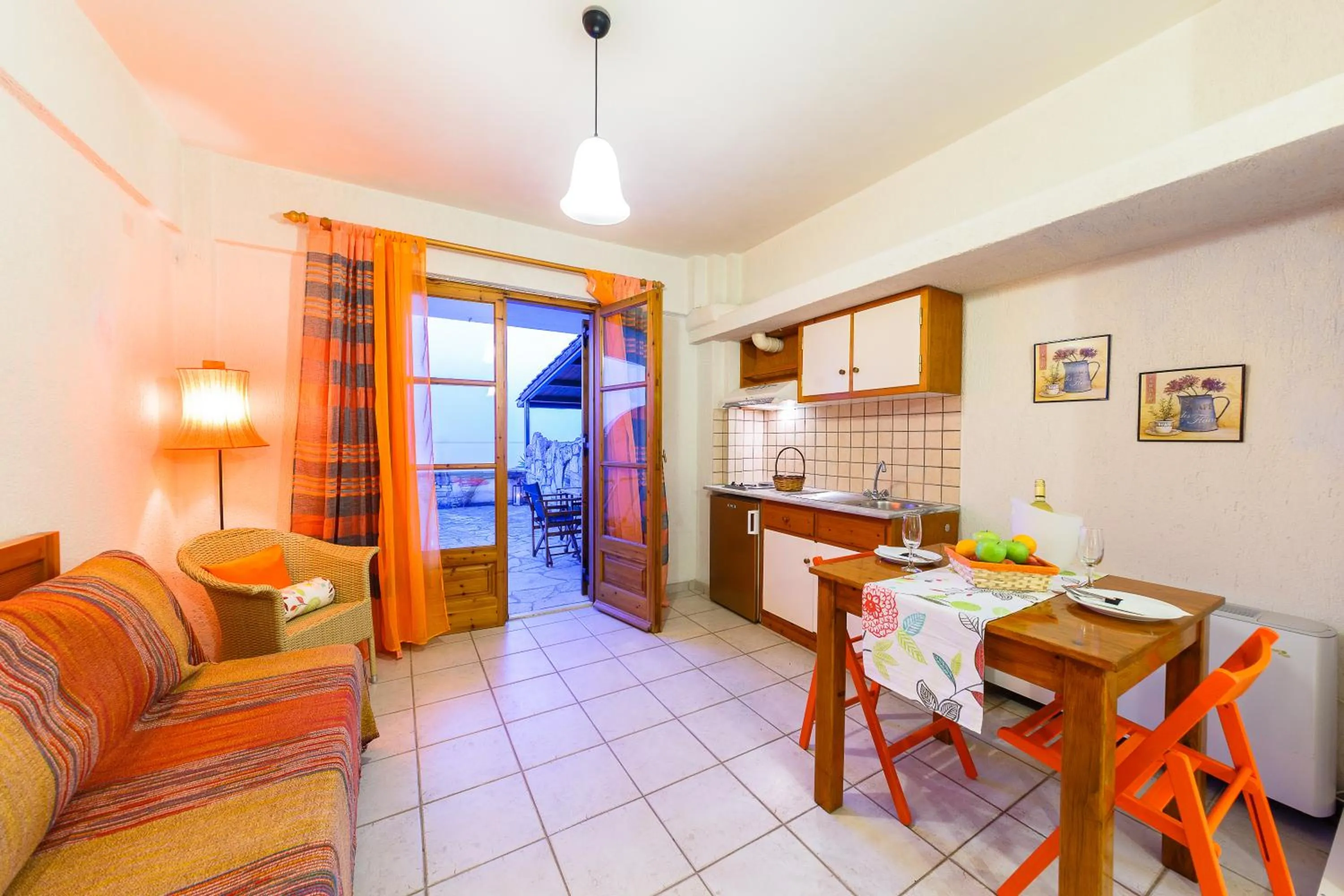 Seating area in Grekis Beach Hotel and Apartments