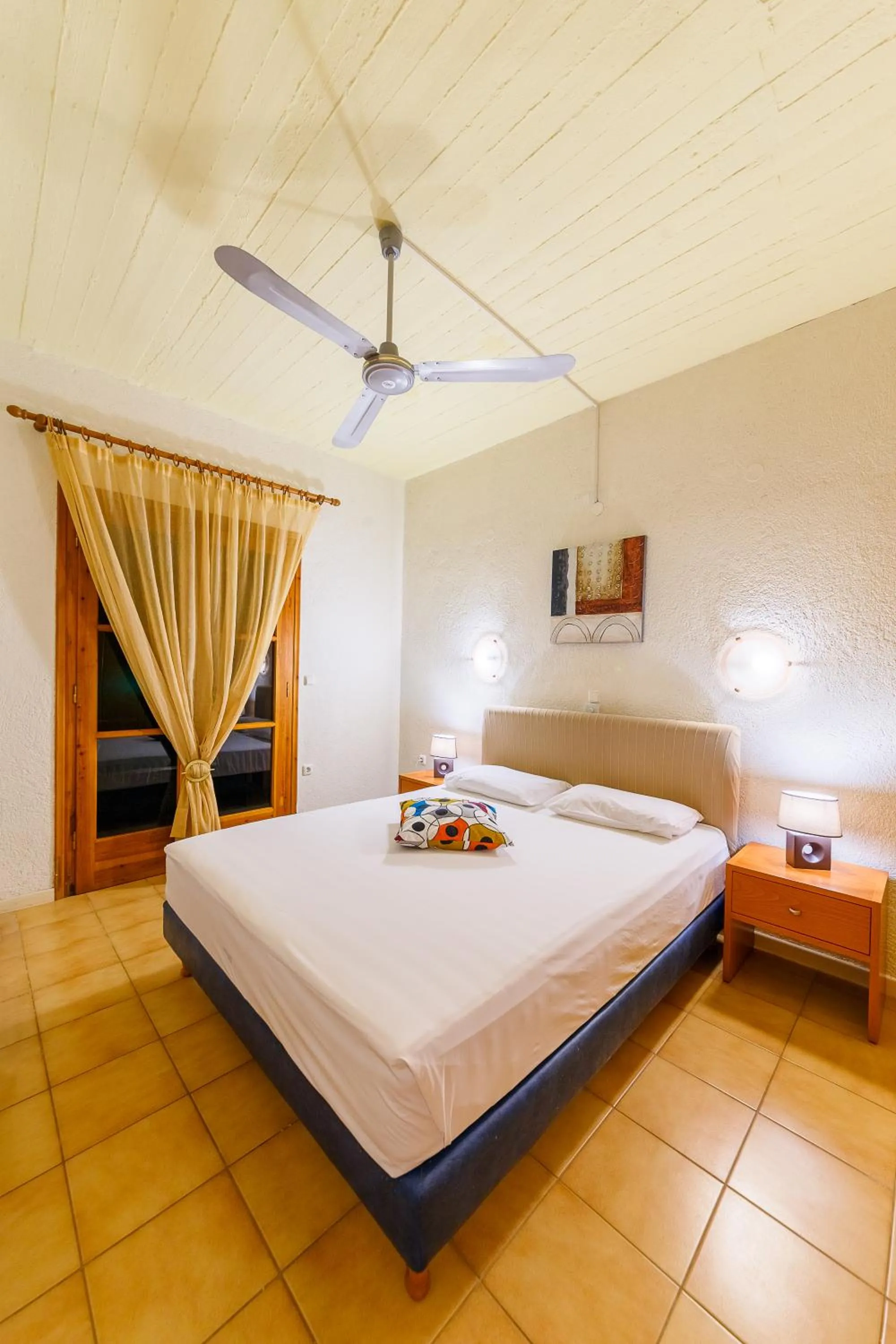 Bed in Grekis Beach Hotel and Apartments