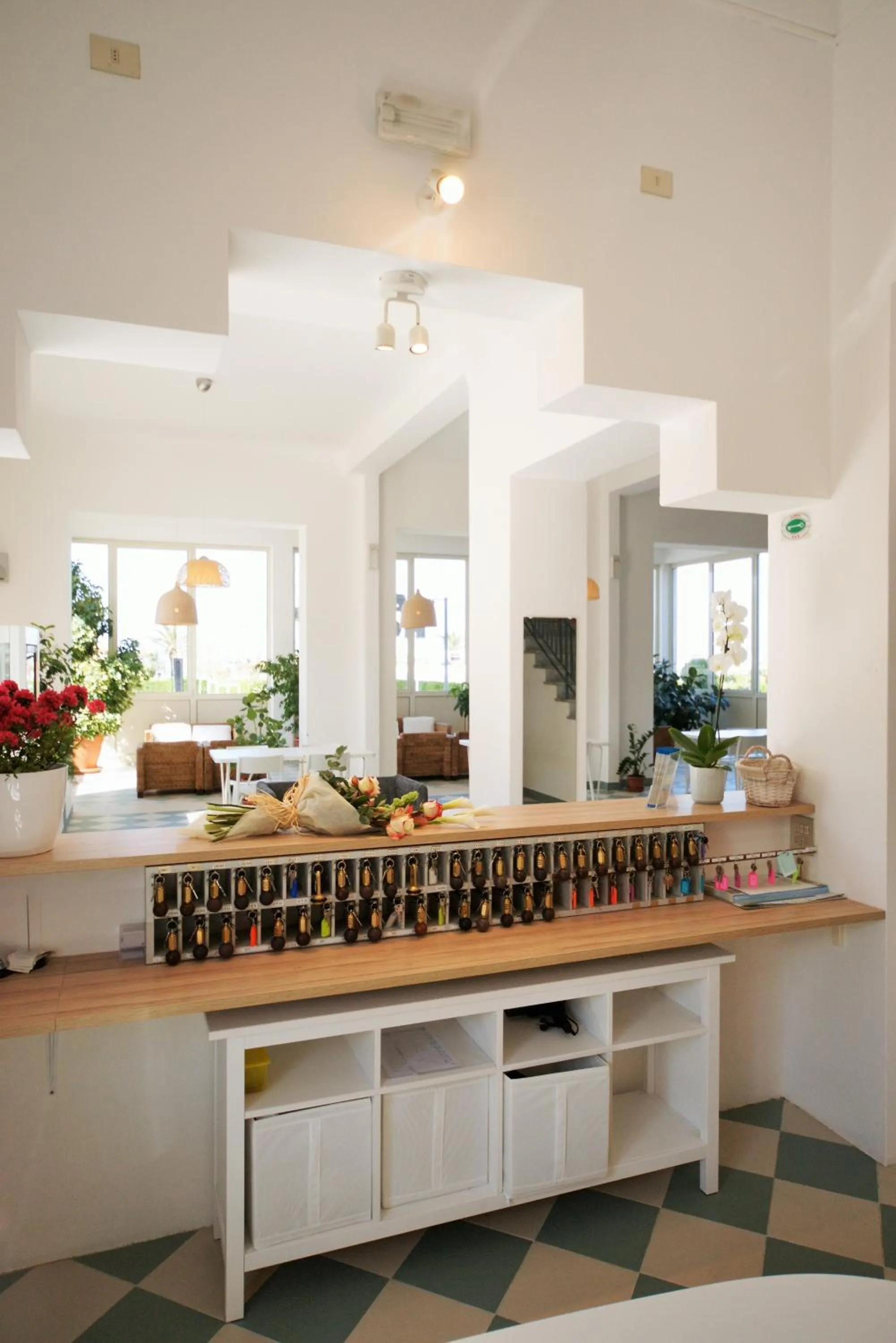 Decorative detail in Hotel Happy