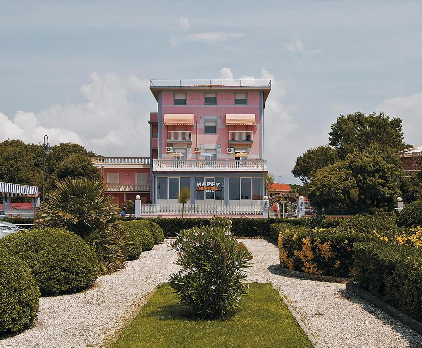 Property building in Hotel Happy