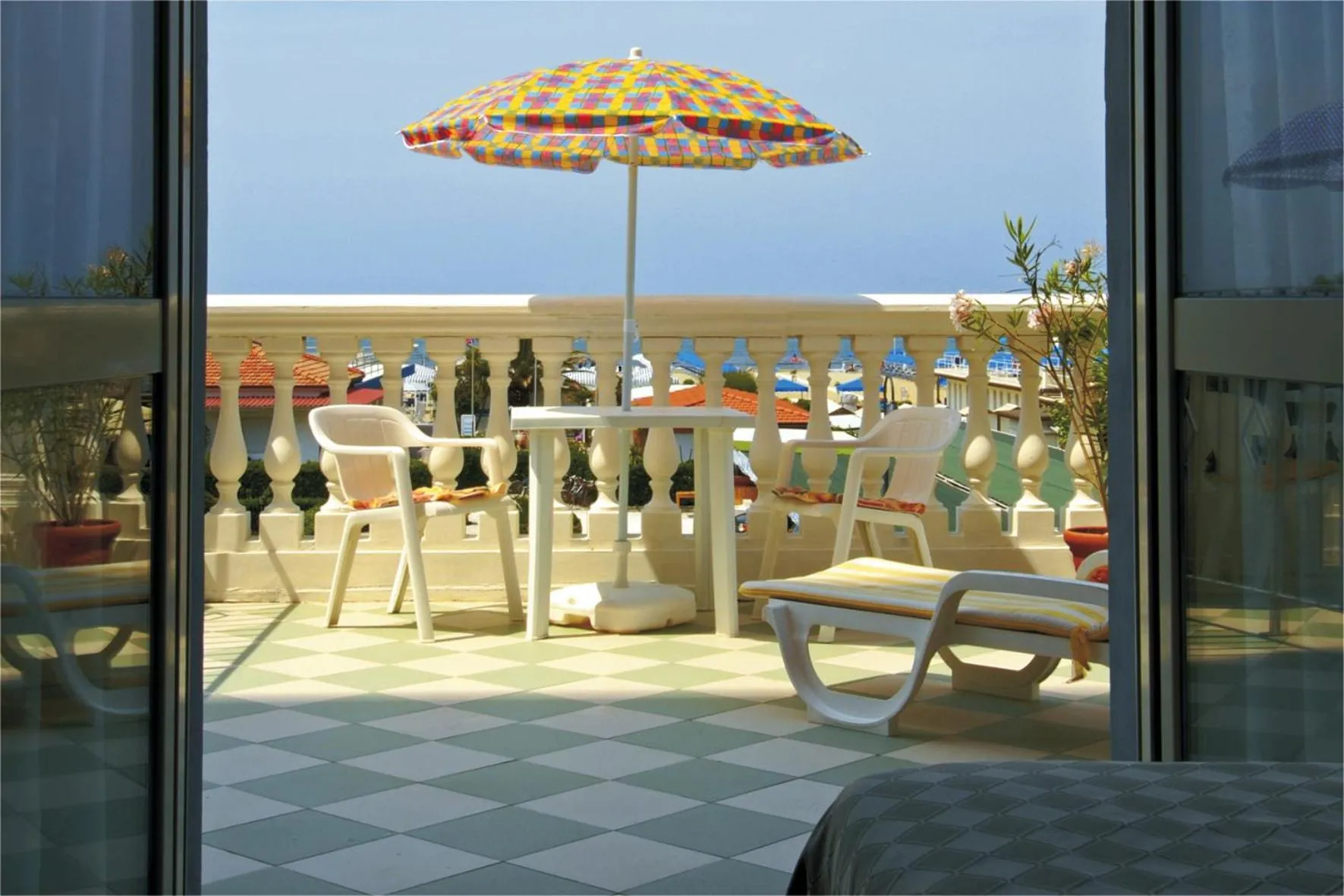 Decorative detail in Hotel Happy