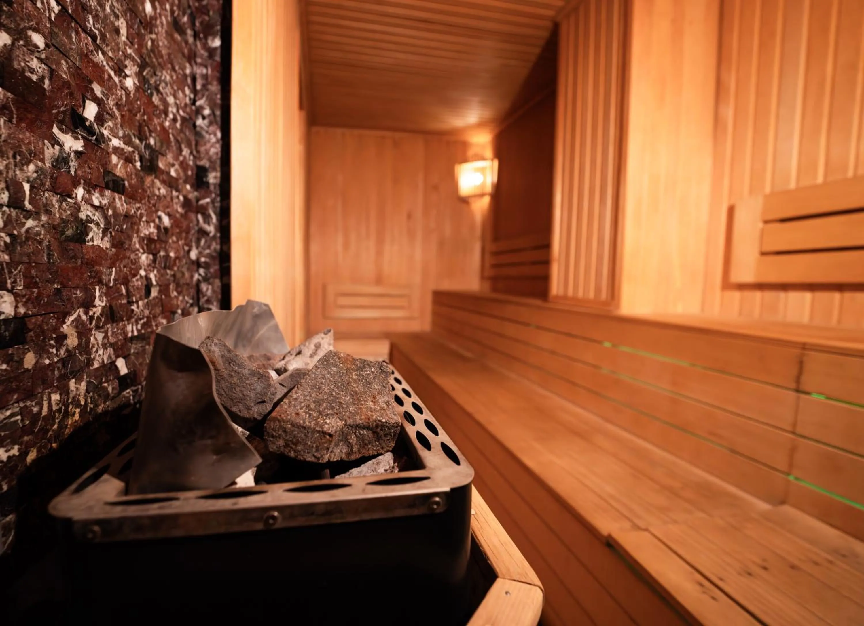 Sauna in Vespia Hotel
