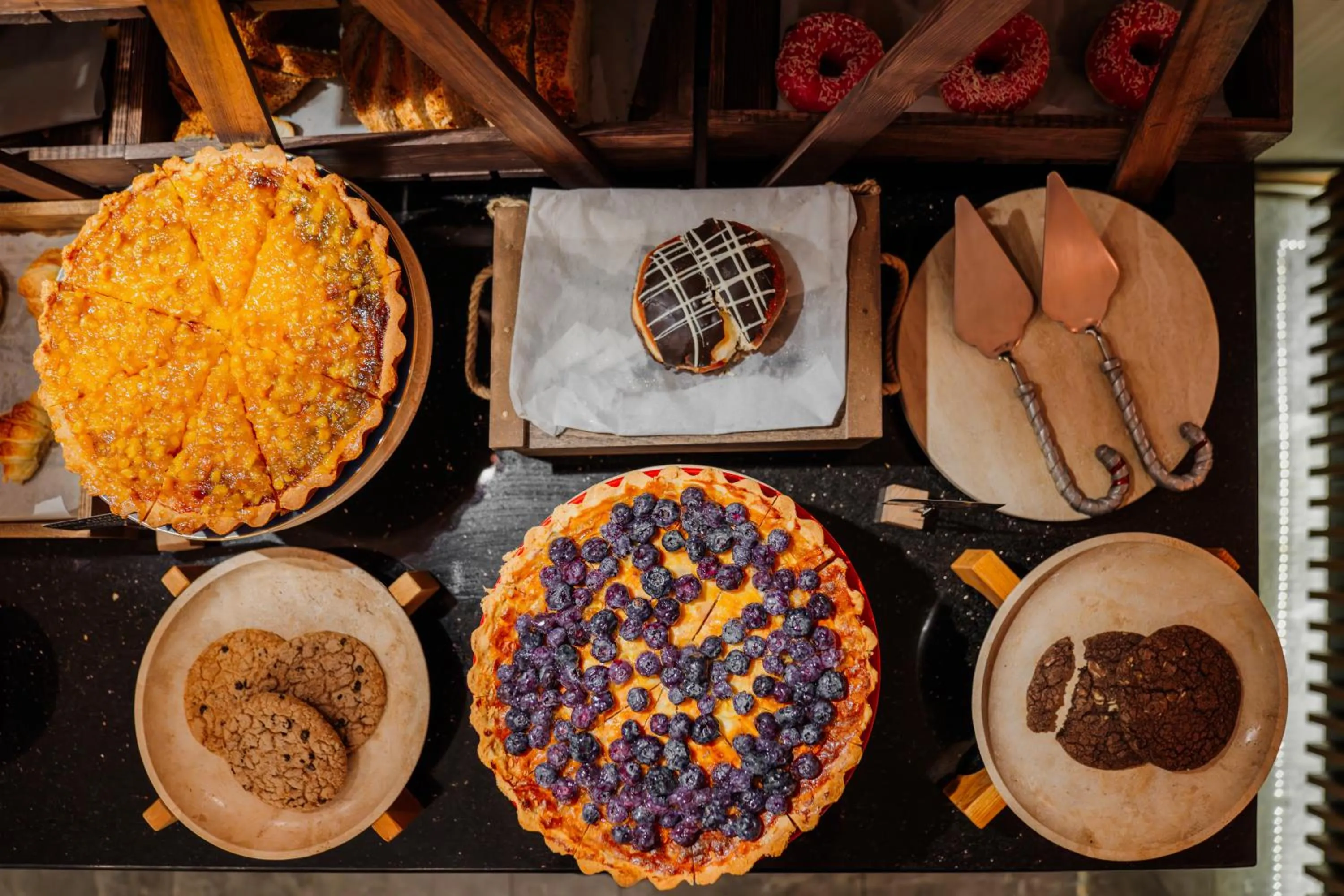 Buffet breakfast in Vespia Hotel