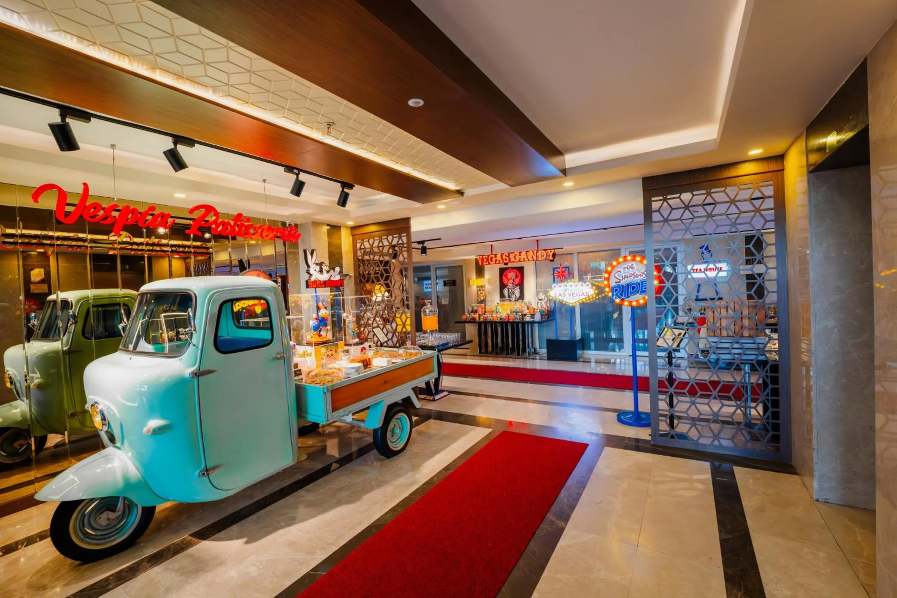 Lobby or reception in Vespia Hotel