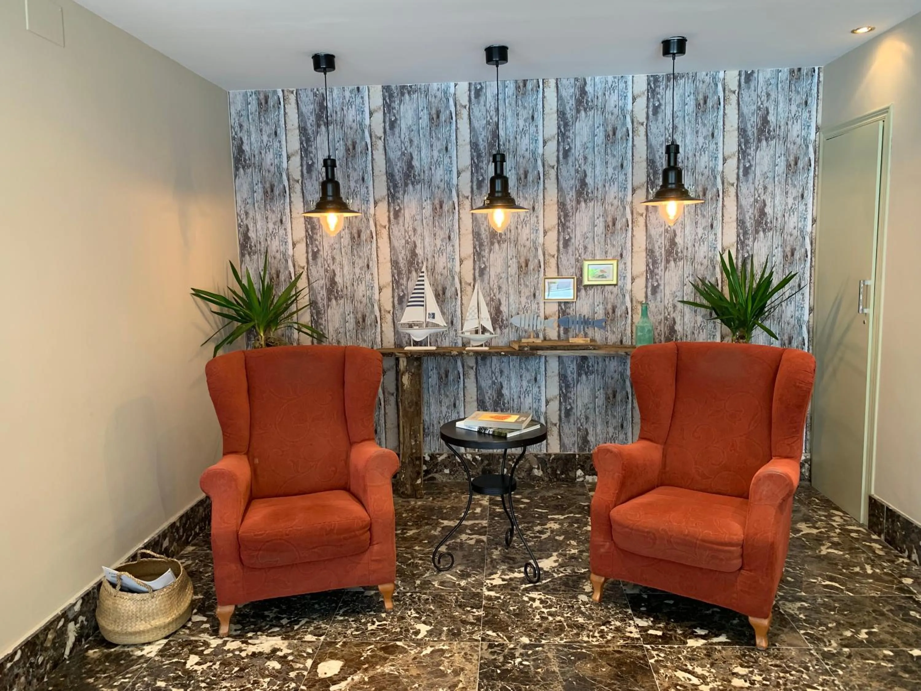 Lobby or reception in Hotel Arcea Villaviciosa