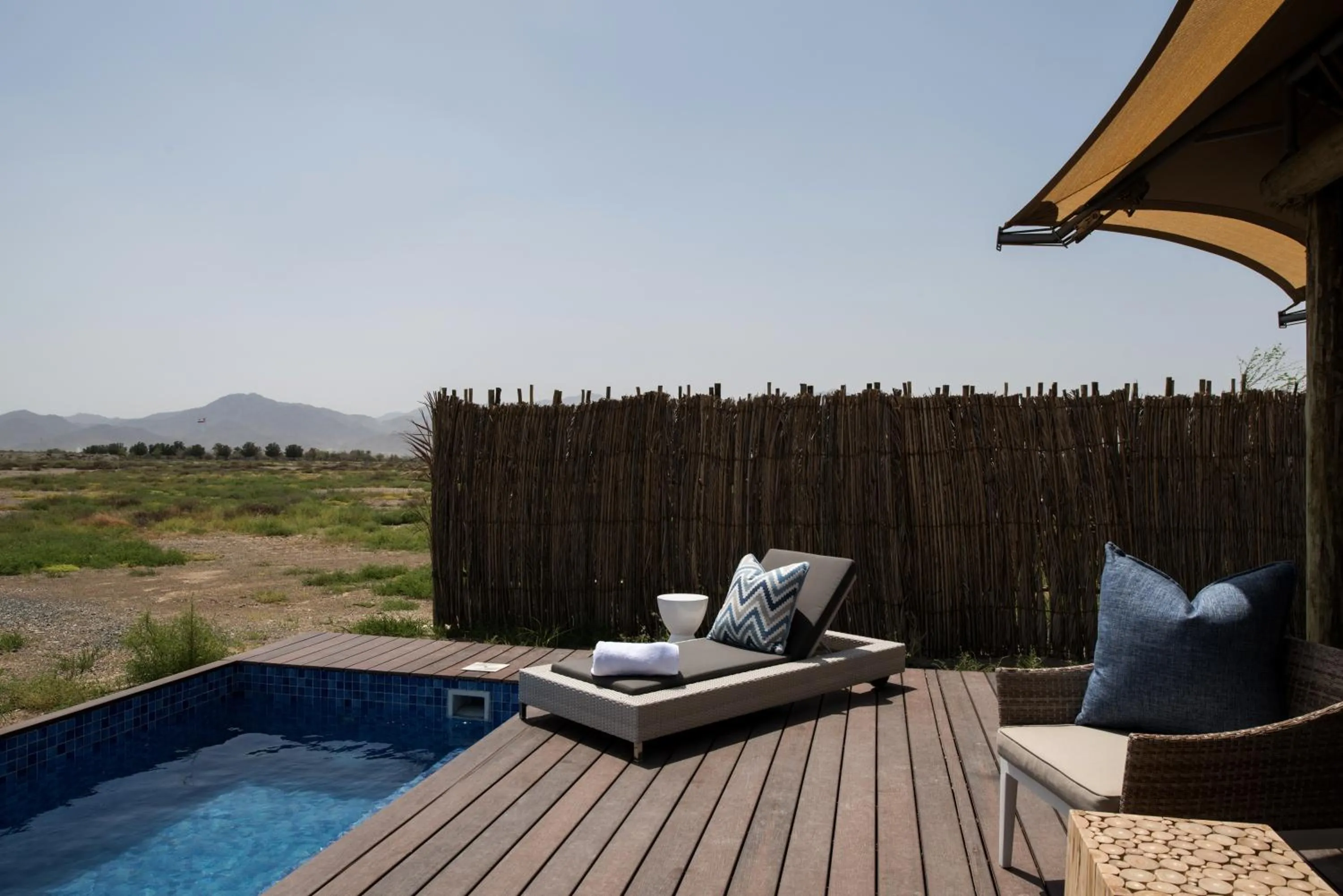 Swimming pool in Kingfisher Retreat by Sharjah Collection